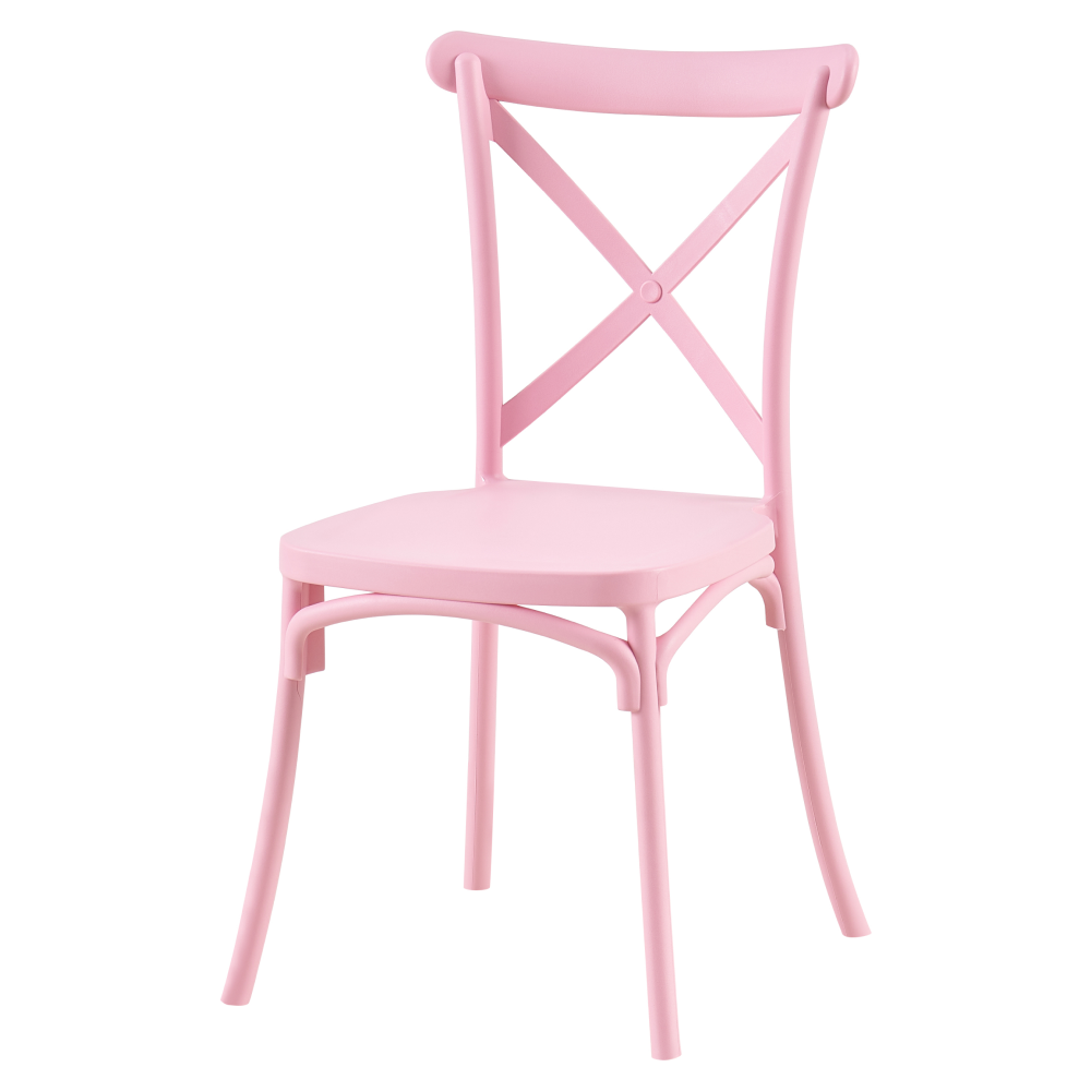 Rakásolható szék, rózsaszín, SAVITA