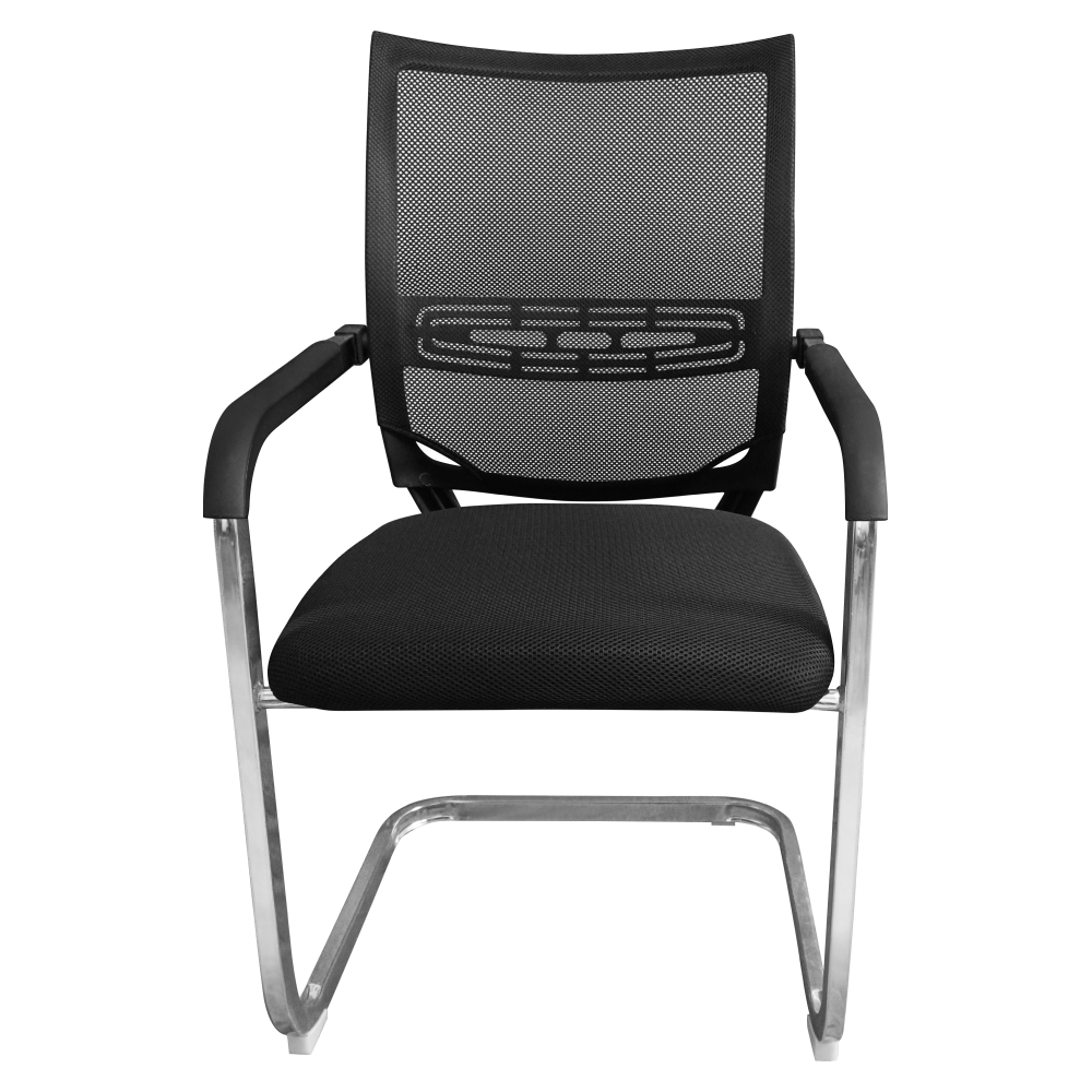 Tárgyalószék, fekete, FAJE