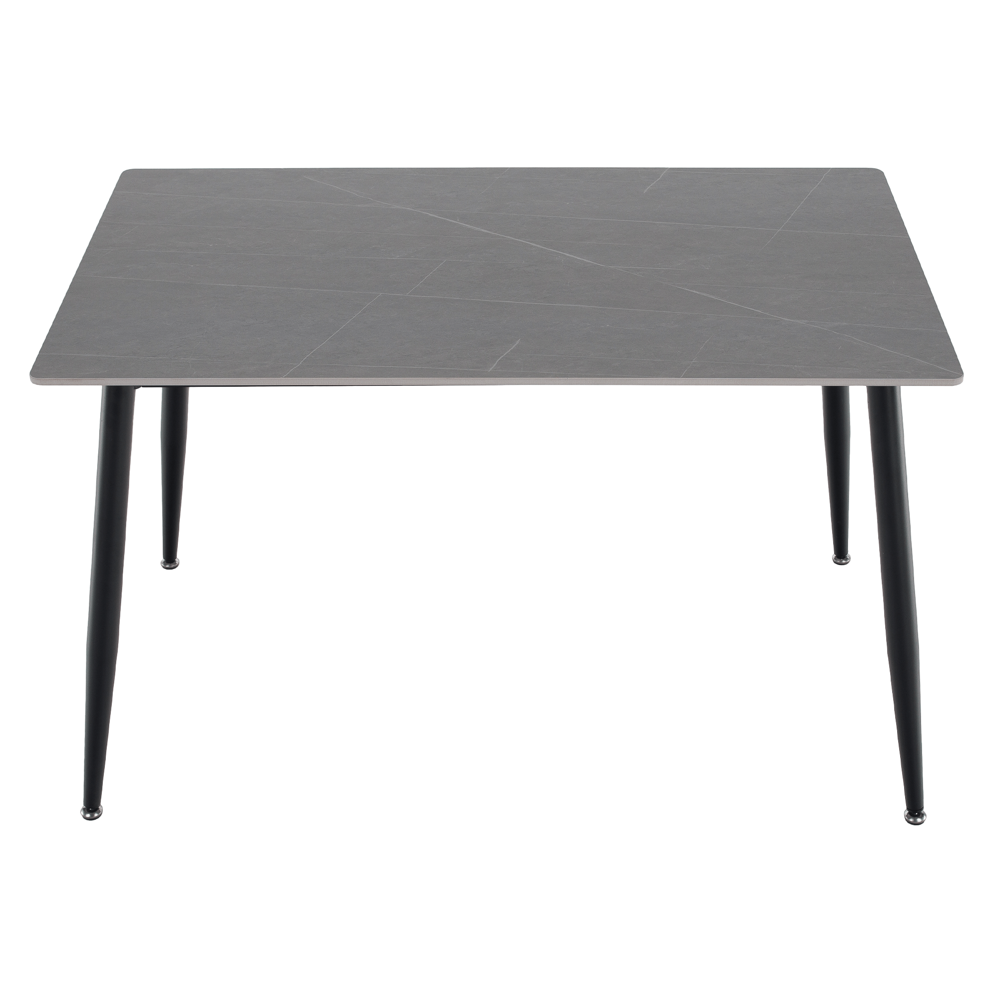 Étkezőasztal, szürke/fekete, 121x71 cm, FLORENC TYP 1 Étkezőasztal, szürke/fekete, 121x71 cm, FLORENC TYP 1