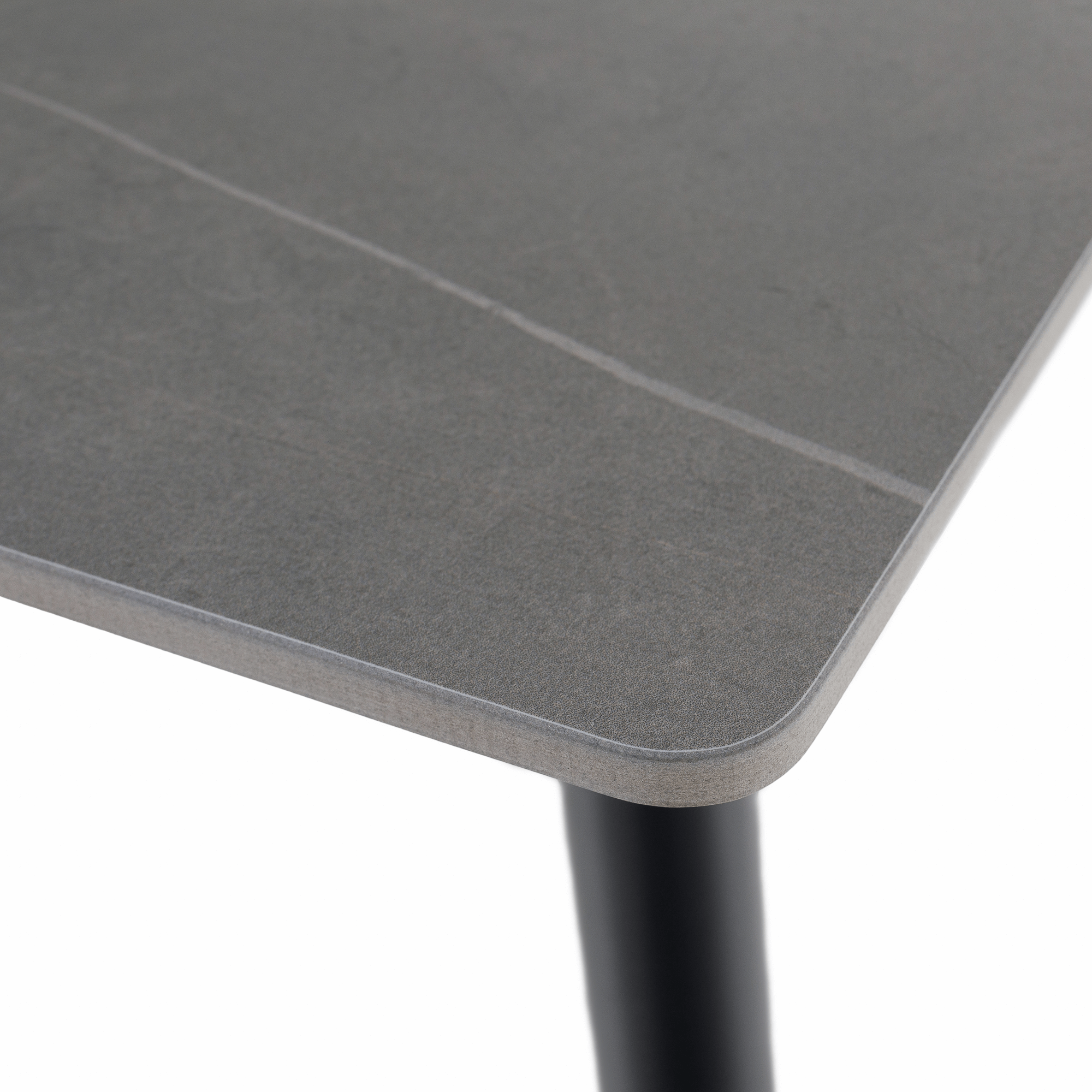 Étkezőasztal, szürke márvány/fekete, 160x80 cm, FLORENC TYP 2 Étkezőasztal, szürke márvány/fekete, 160x80 cm, FLORENC TYP 2