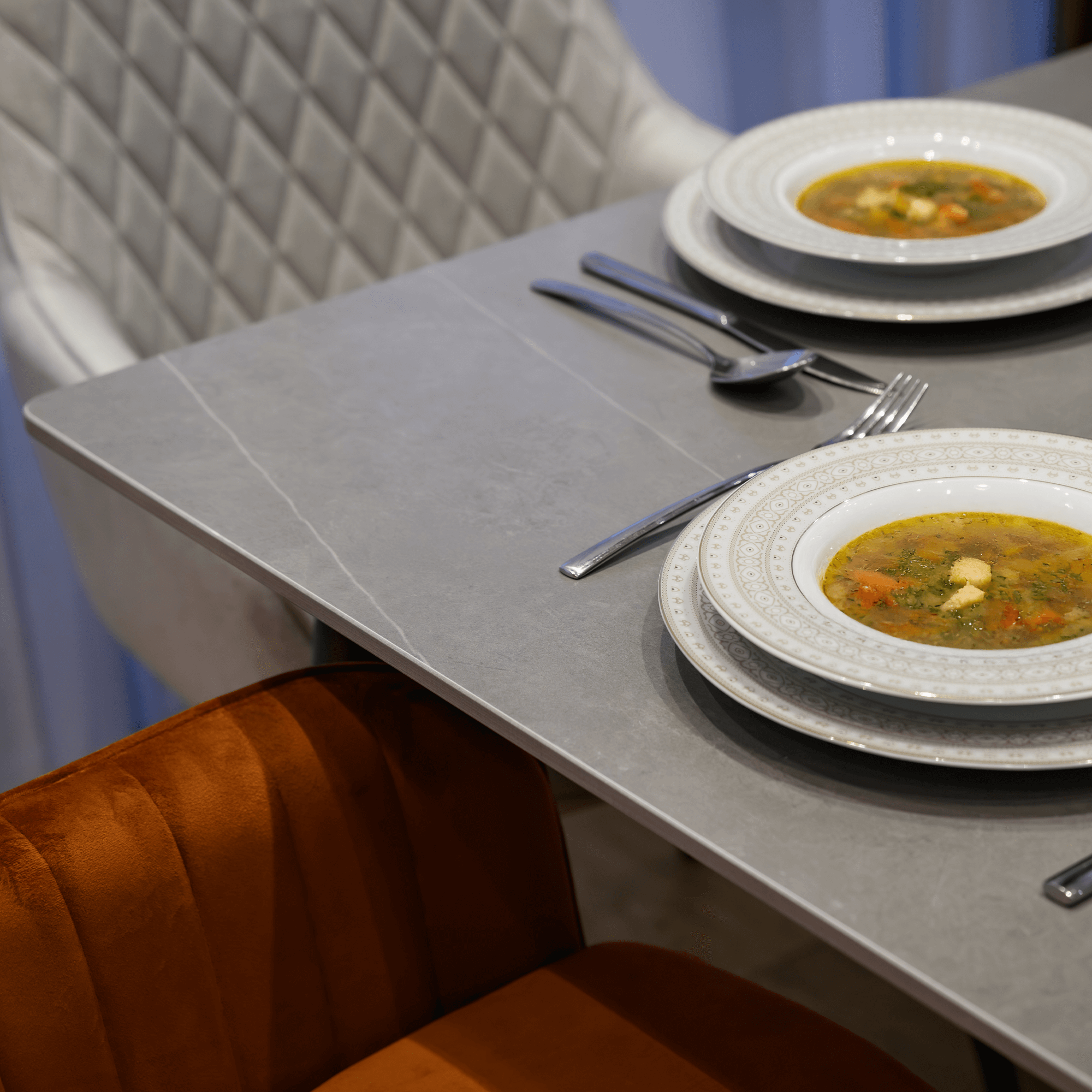 Étkezőasztal, szürke márvány/fekete, 160x80 cm, FLORENC TYP 2 Étkezőasztal, szürke márvány/fekete, 160x80 cm, FLORENC TYP 2