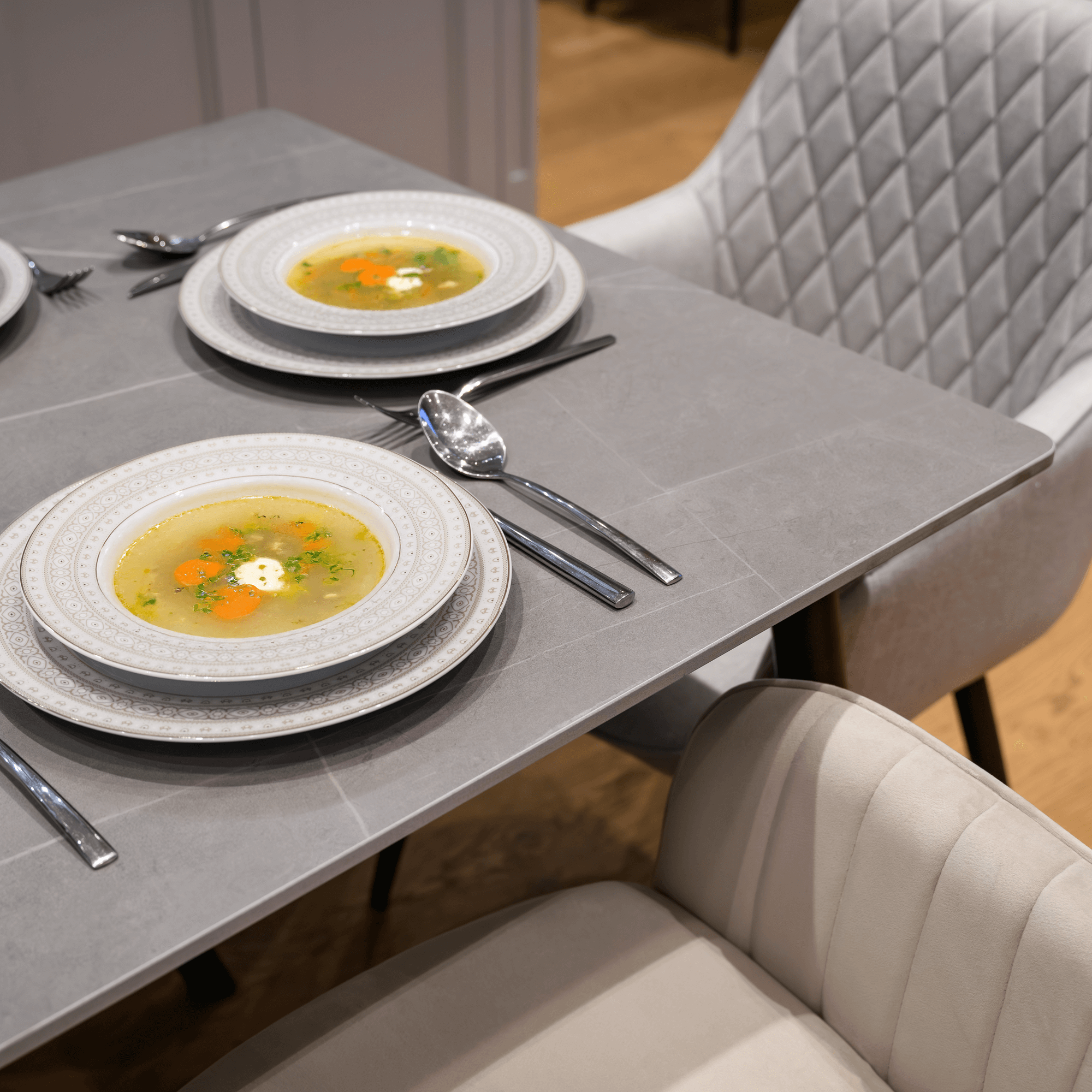 Étkezőasztal, szürke márvány/fekete, 160x80 cm, FLORENC TYP 2 Étkezőasztal, szürke márvány/fekete, 160x80 cm, FLORENC TYP 2