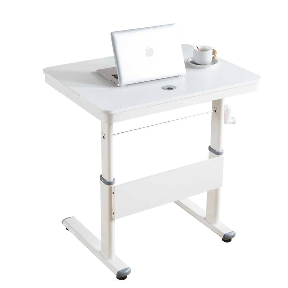 Növekvő íróasztal, fehér, JANIS
