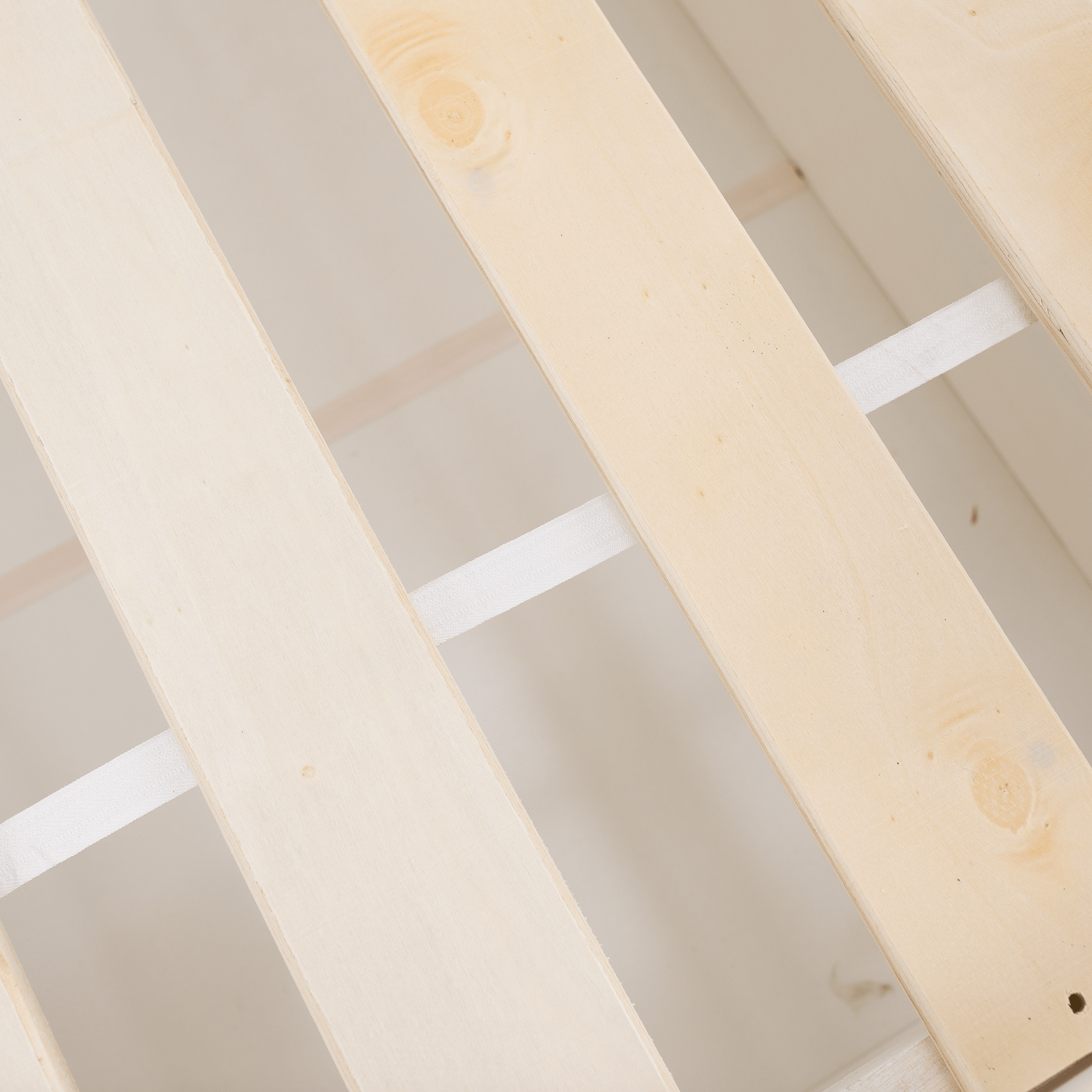 Montessori ágy, 90x200, fehér, tömör, BIANKA