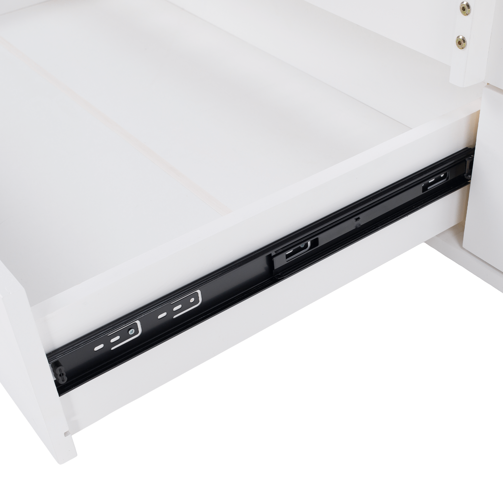 Montessori ágy, 90x200, fehér, tömör, BIANKA