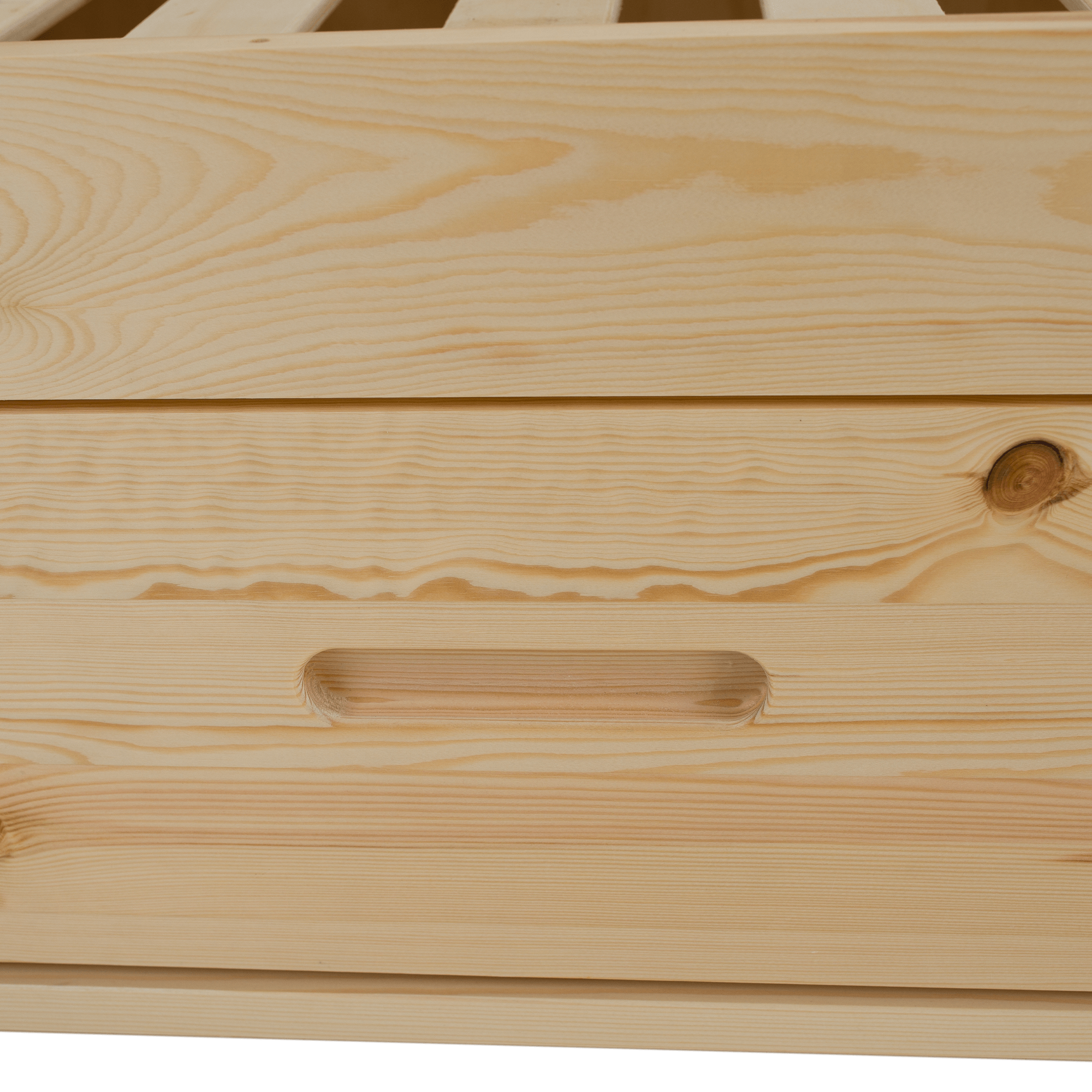 Montessori ágy, 90x200, természetes, tömör, BIANKA