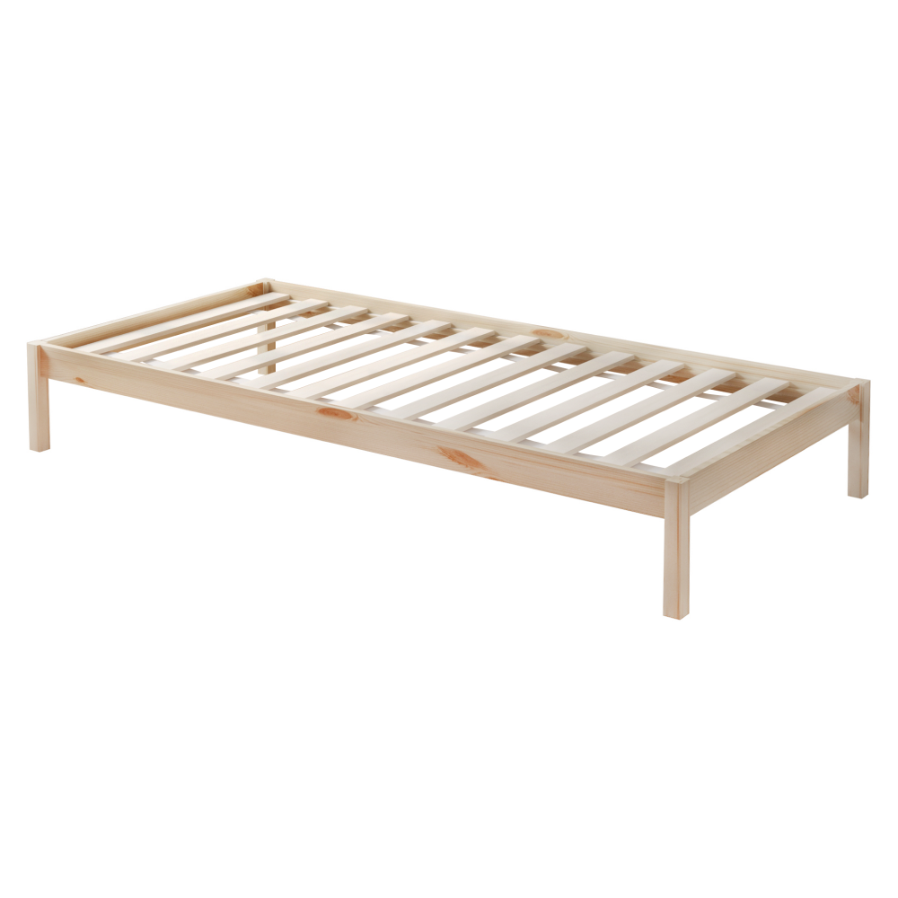 Montessori emeletes ágy pótággyal, természetes, VENITA TYP 1