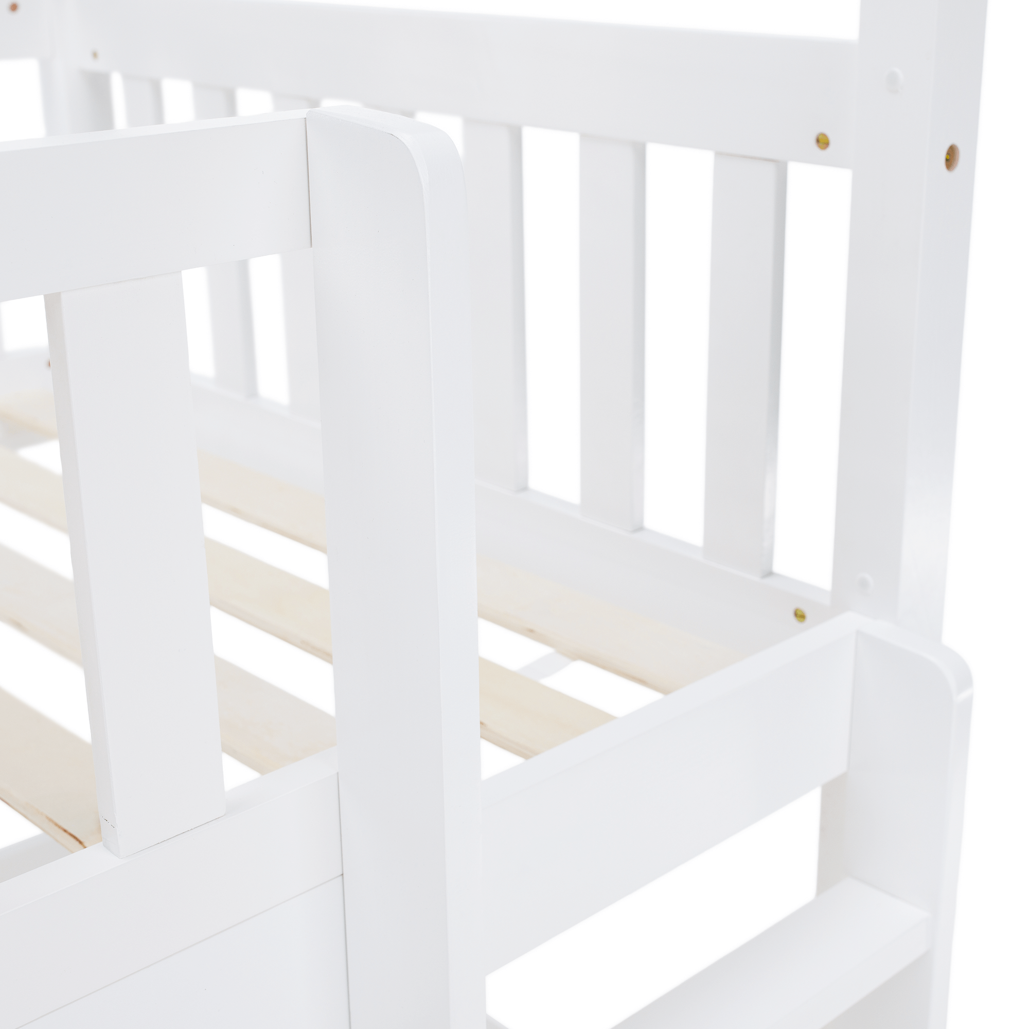 Montessori emeletes ágy, fehér, VENITA TYP 2