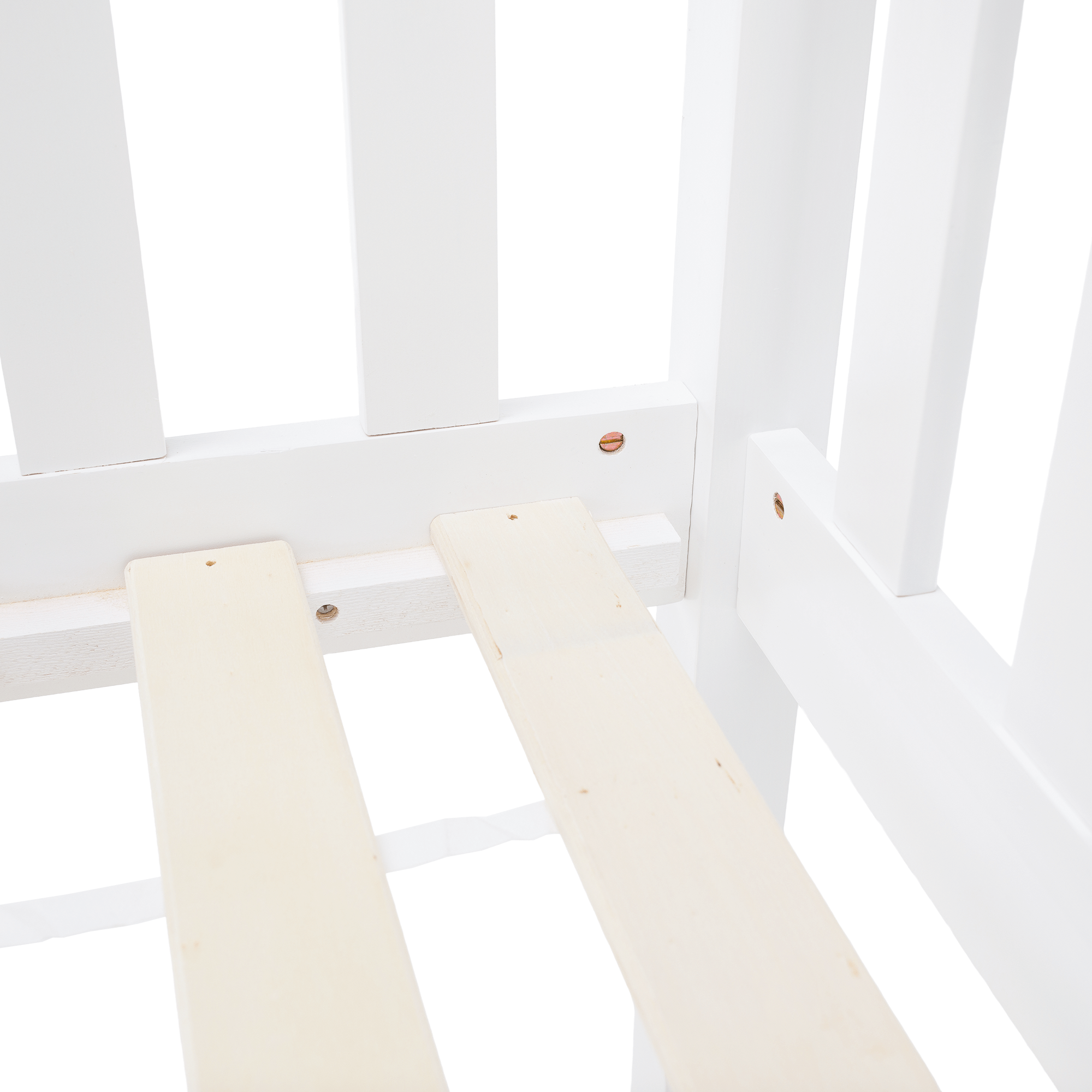 Montessori emeletes ágy, fehér, VENITA TYP 2