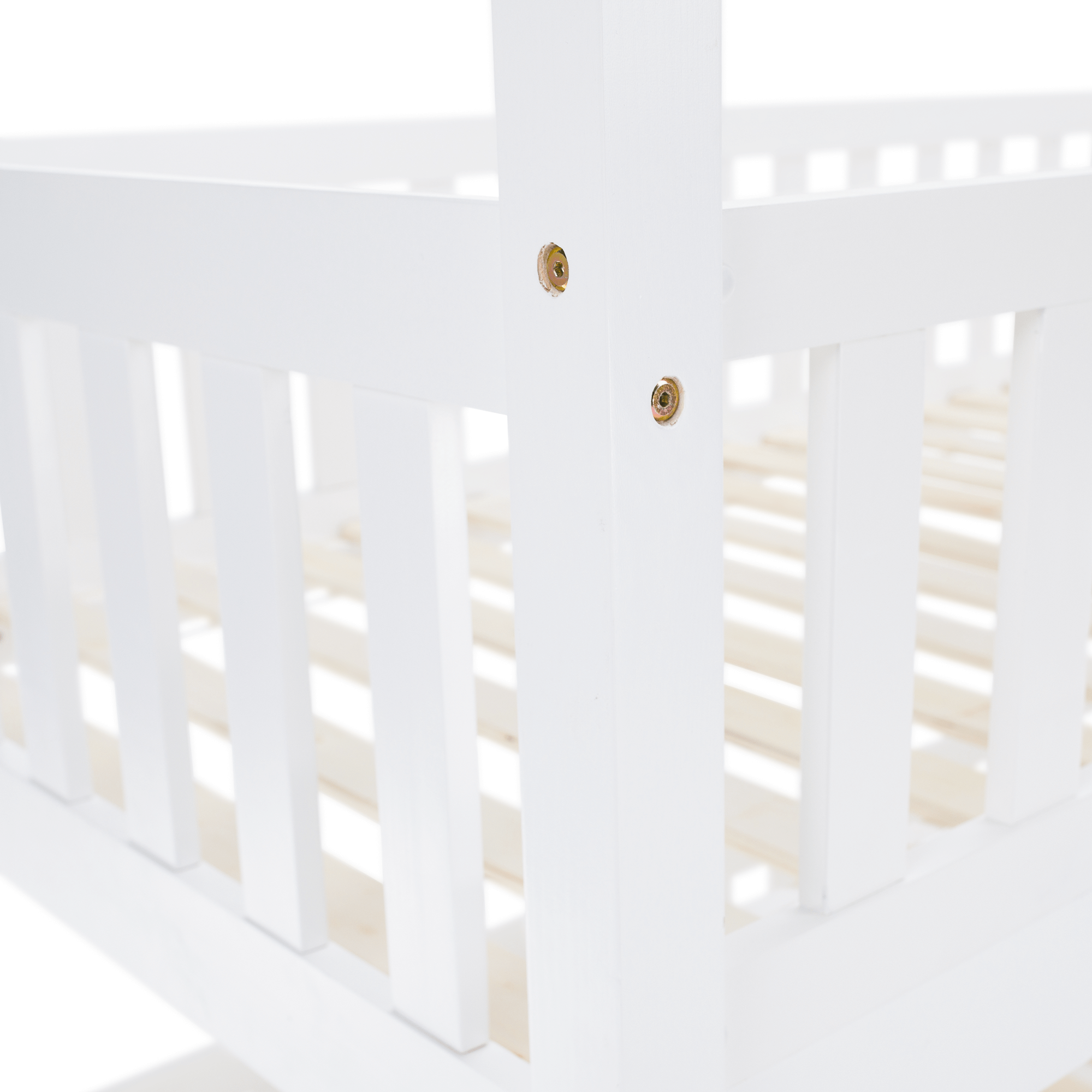 Montessori emeletes ágy, fehér, VENITA TYP 2