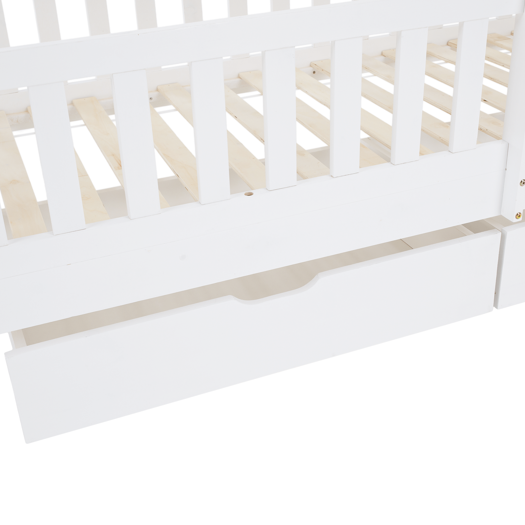 Montessori emeletes ágy, fehér, VENITA TYP 2