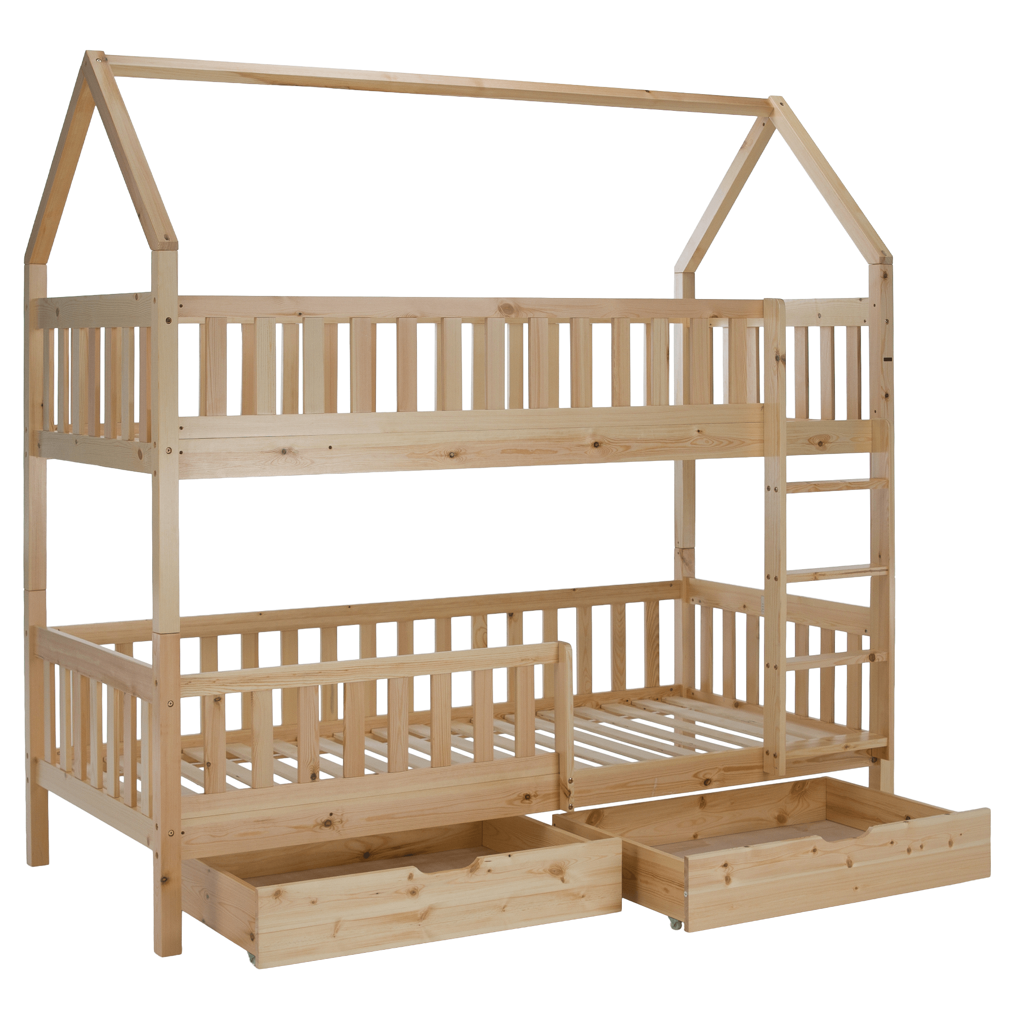 Montessori poschodová posteľ, prírodná, VENITA TYP 2