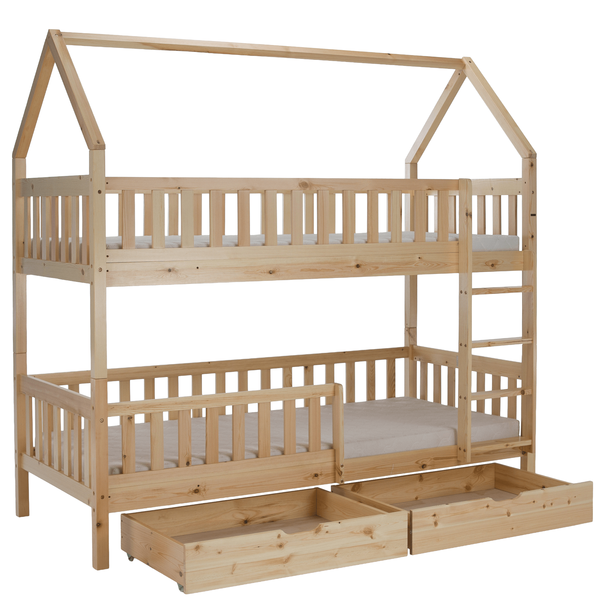 Montessori poschodová posteľ, prírodná, VENITA TYP 2