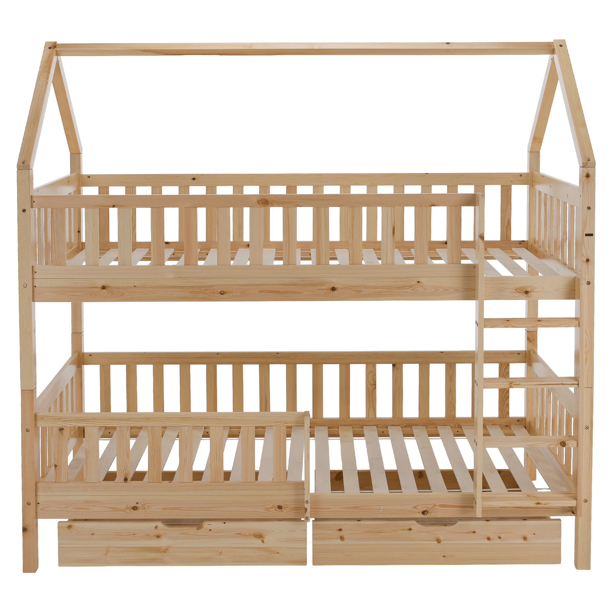 Montessori poschodová posteľ, prírodná, VENITA TYP 2