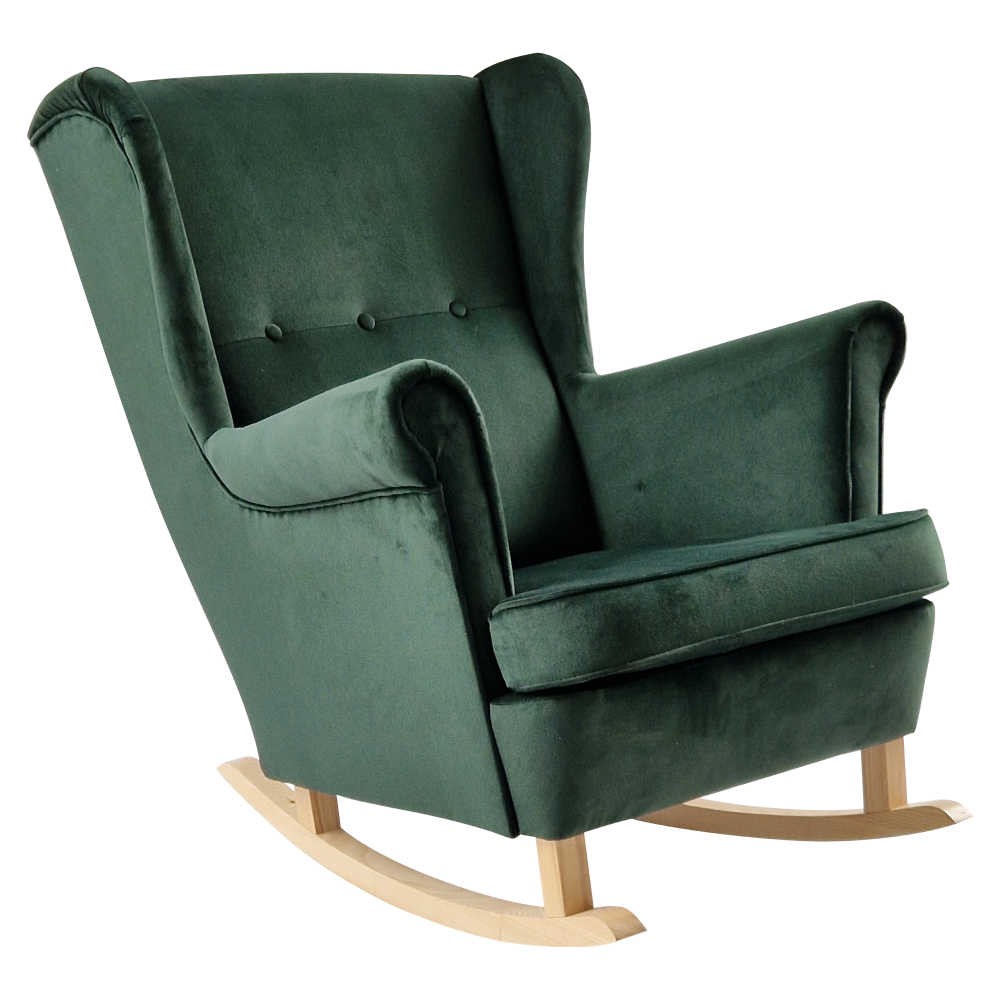 Füles hintafotel, zöld/bükk, TEJA Füles hintafotel, zöld/bükk, TEJA