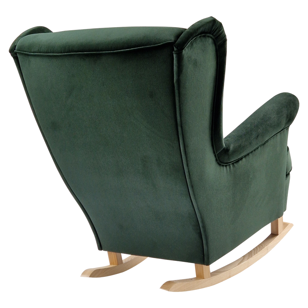 Füles hintafotel, zöld/bükk, TEJA Füles hintafotel, zöld/bükk, TEJA