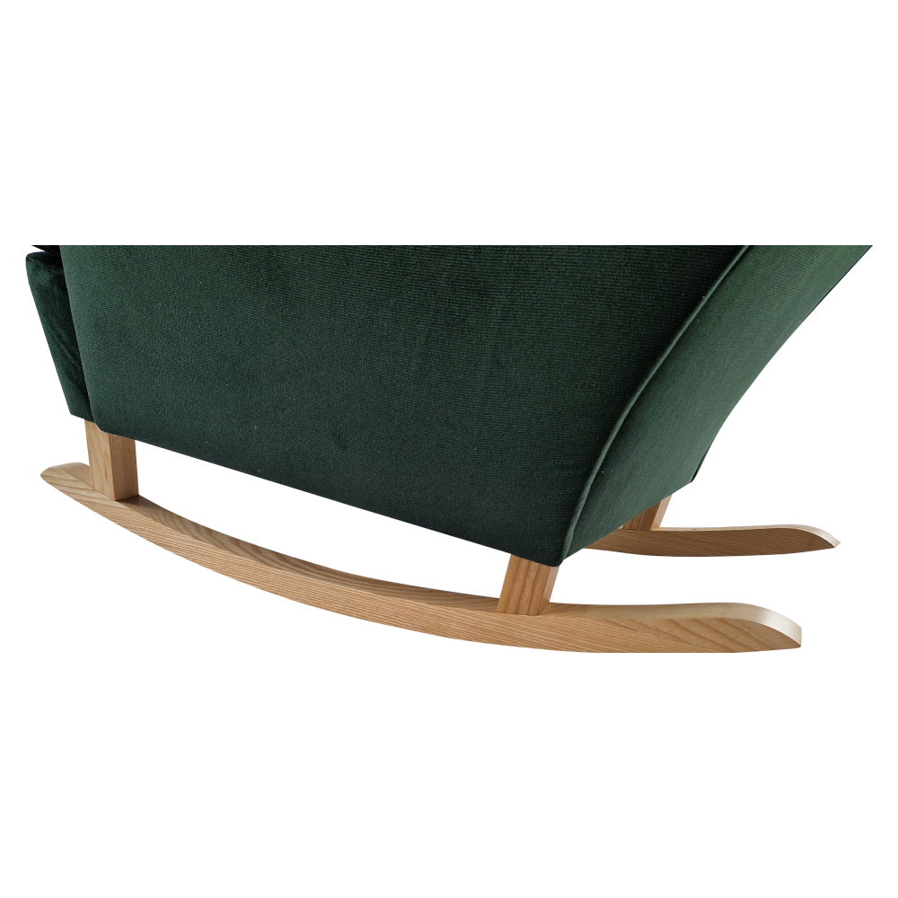 Füles hintafotel, zöld/bükk, TEJA Füles hintafotel, zöld/bükk, TEJA