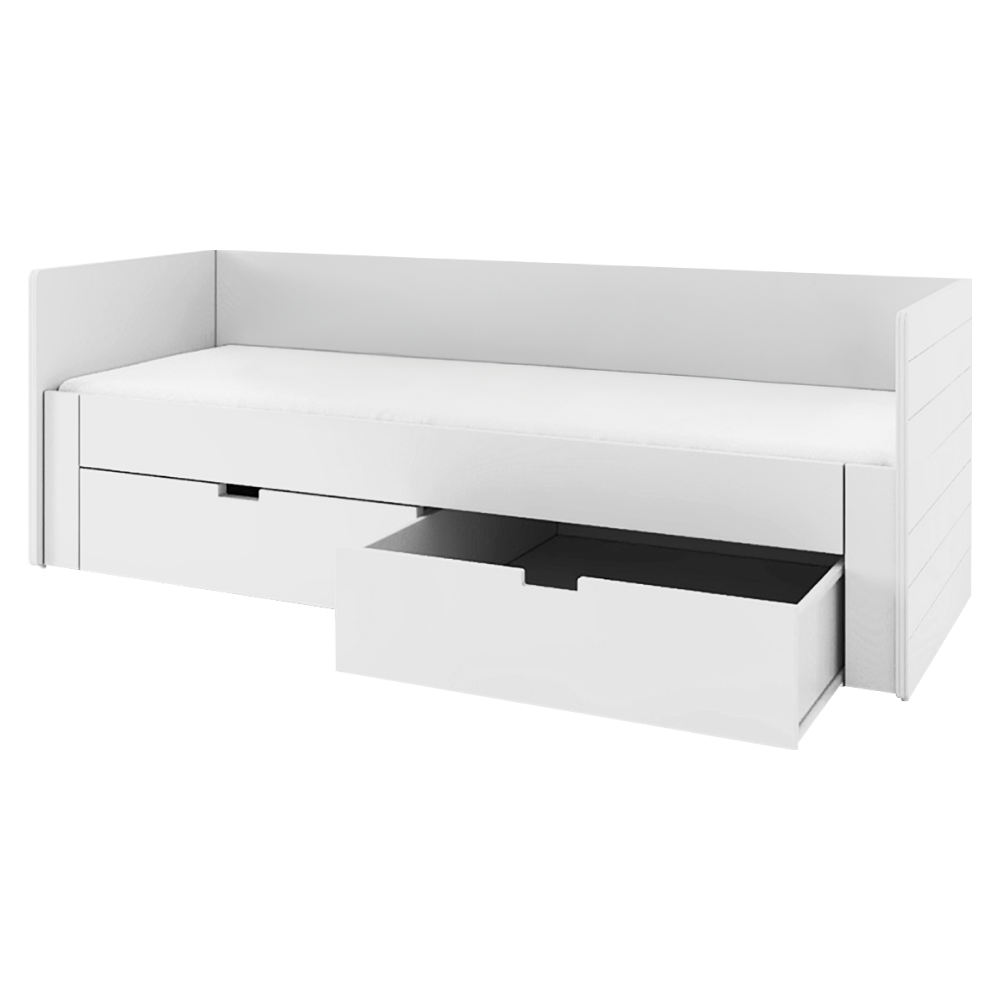 Kihúzható ágy, fehér, 90/180x200, ANTONY Kihúzható ágy, fehér, 90/180x200, ANTONY