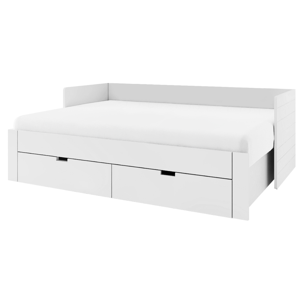 Kihúzható ágy, fehér, 90/180x200, ANTONY Kihúzható ágy, fehér, 90/180x200, ANTONY