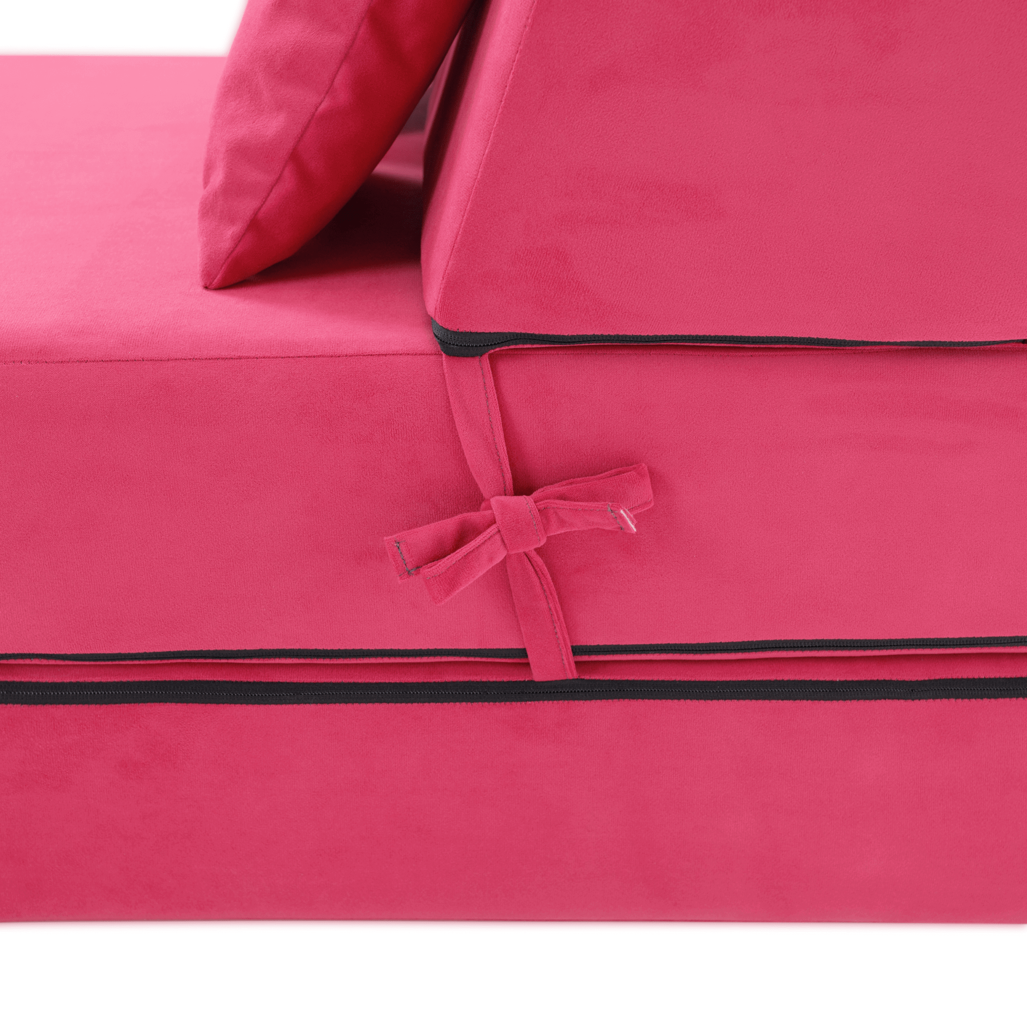 Összecsukható matrac/fotel, 2v1, rózsaszín magenta, PELOS Összecsukható matrac/fotel, 2v1, rózsaszín magenta, PELOS