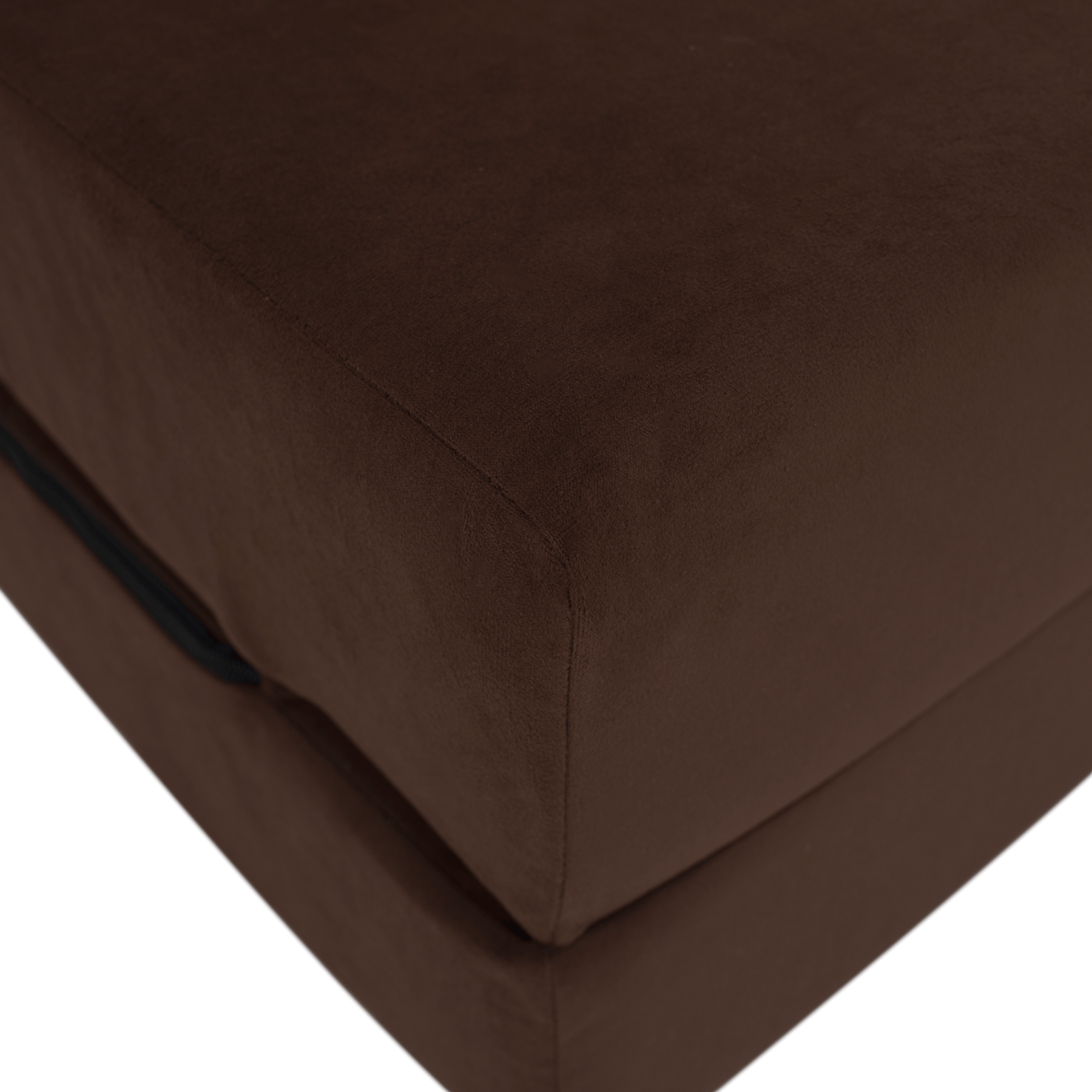 Összecsukható matrac/fotel, 2v1, barna, PELOS Összecsukható matrac/fotel, 2v1, barna, PELOS