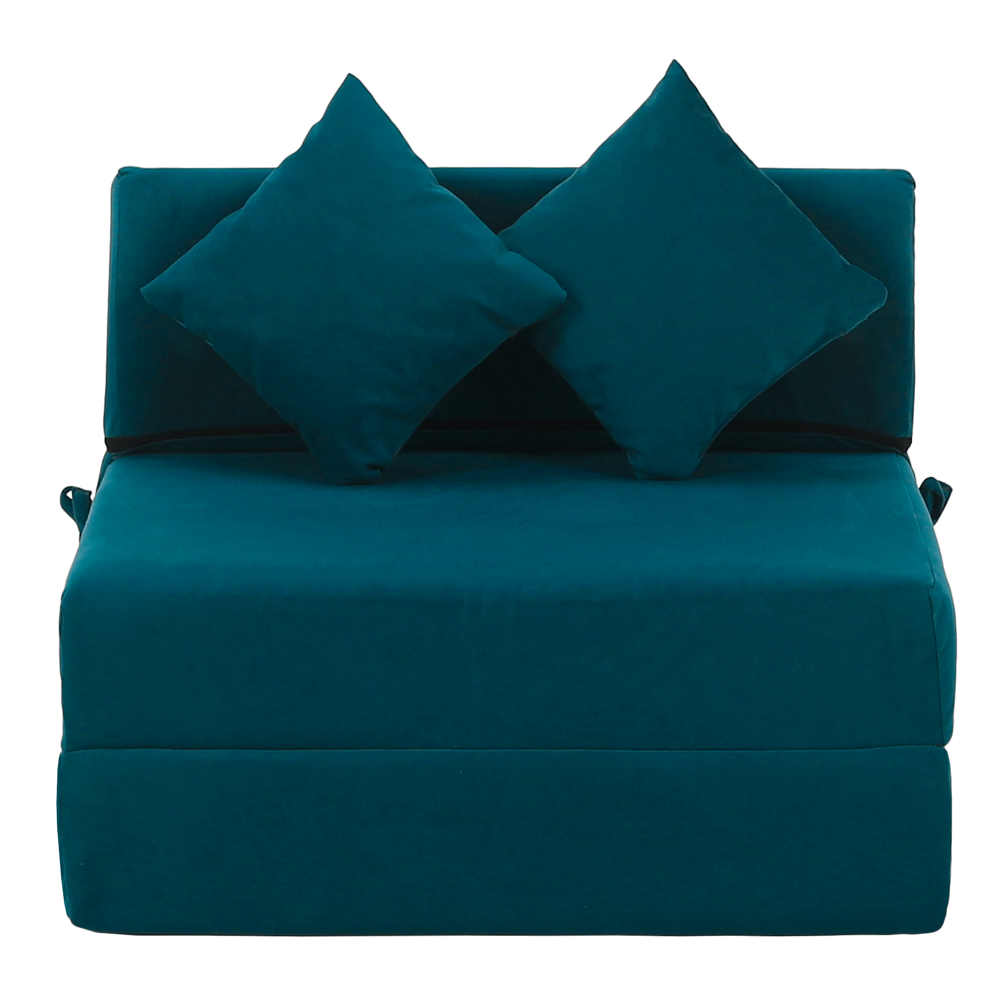 Összecsukható matrac/fotel, 2v1, petróleumzöld, PELOS Összecsukható matrac/fotel, 2v1, petróleumzöld, PELOS