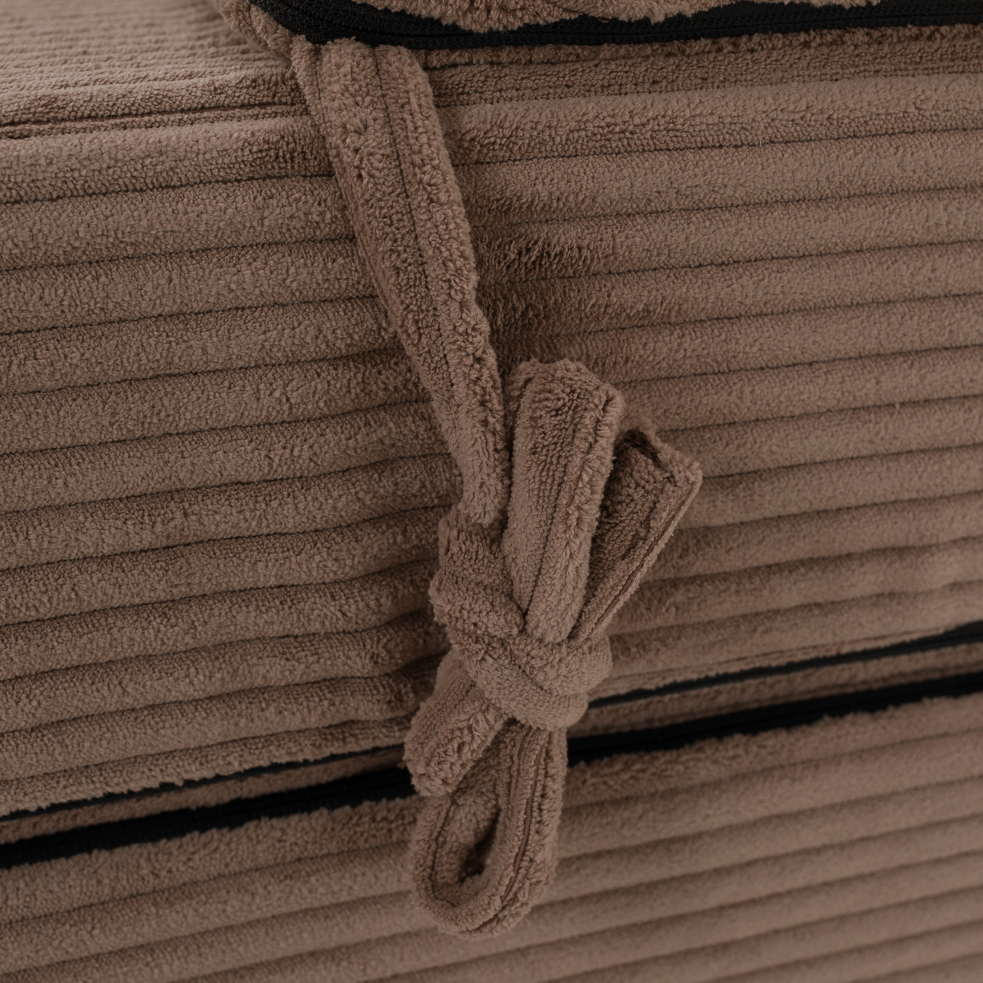 Összecsukható matrac/fotel, 2v1, világosbarna, VEDIS Összecsukható matrac/fotel, 2v1, világosbarna, VEDIS