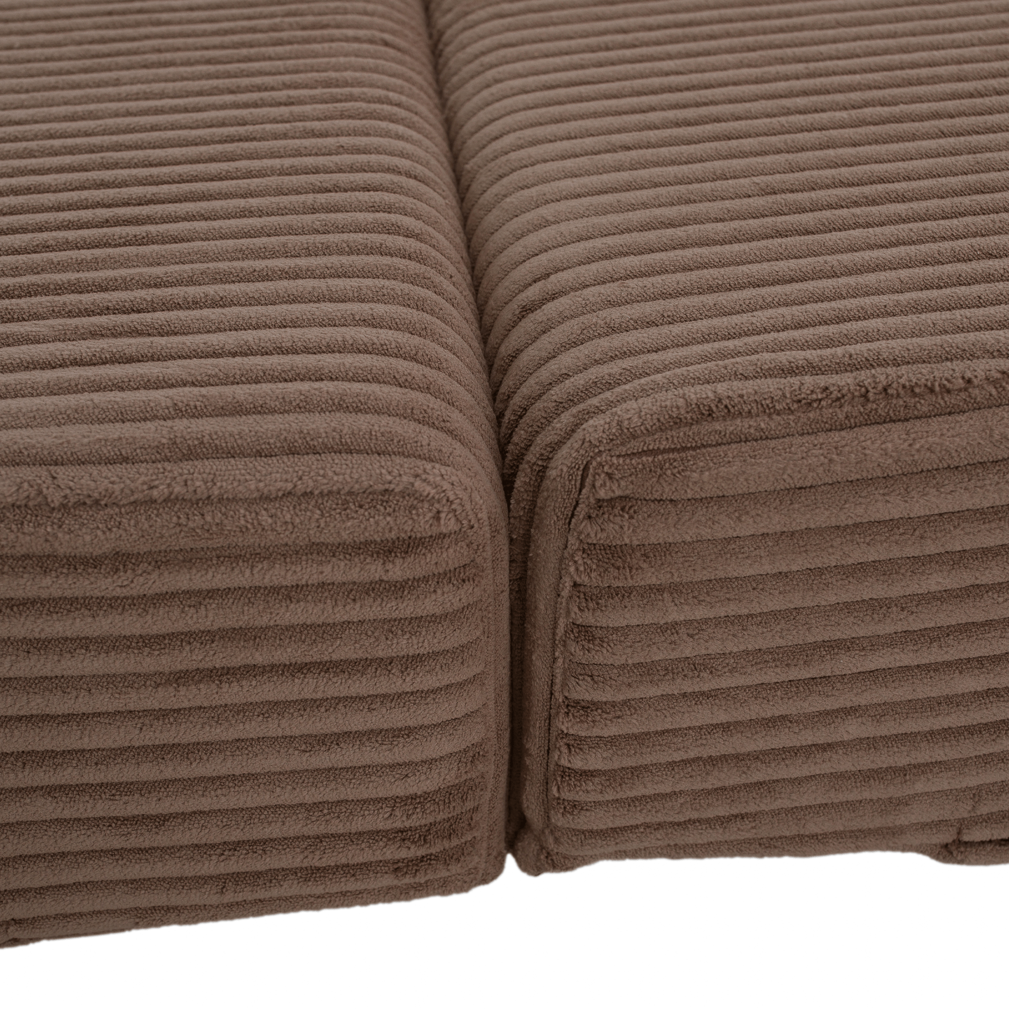 Összecsukható matrac/fotel, 2v1, világosbarna, VEDIS Összecsukható matrac/fotel, 2v1, világosbarna, VEDIS