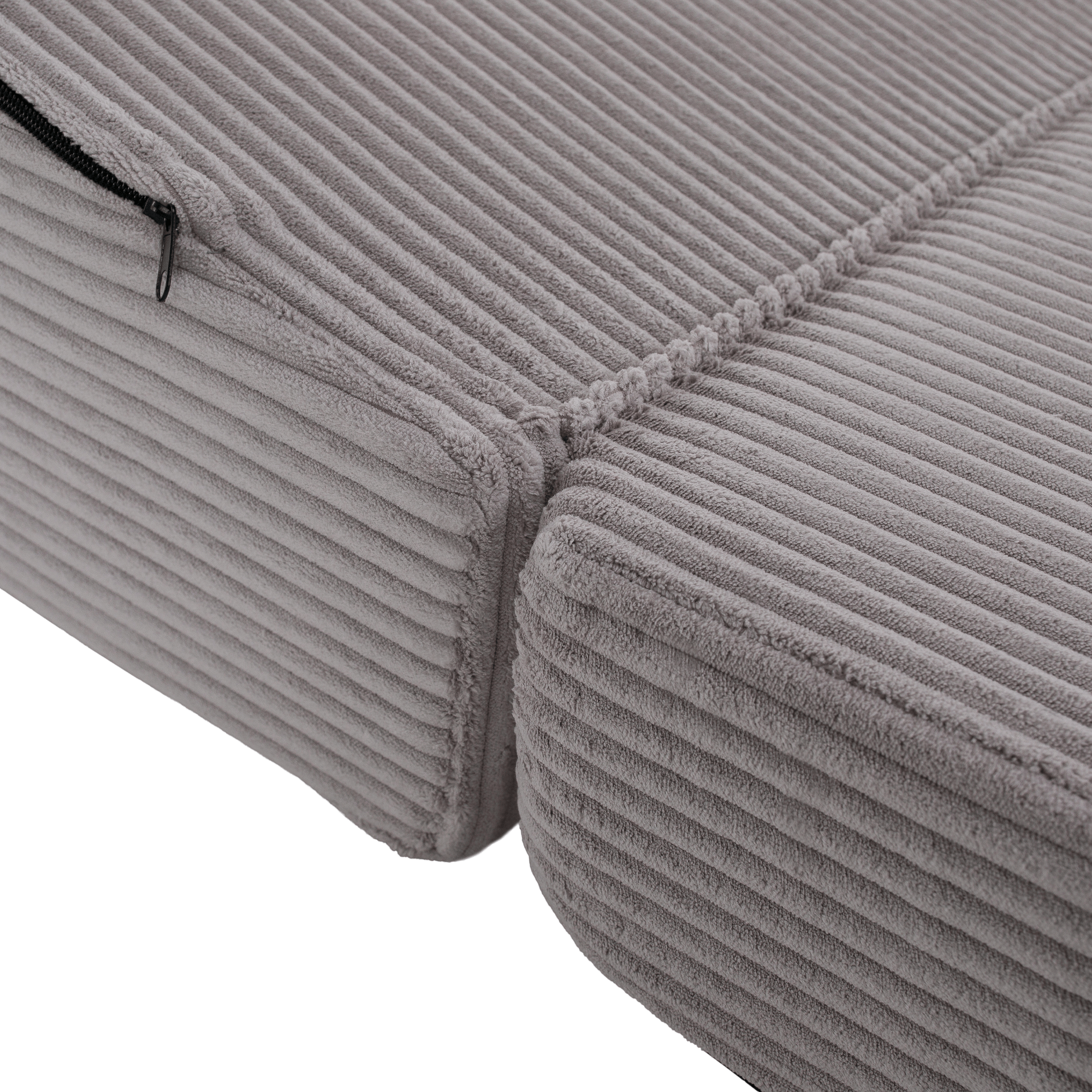 Összecsukható matrac/fotel, 2v1, szürke, VEDIS