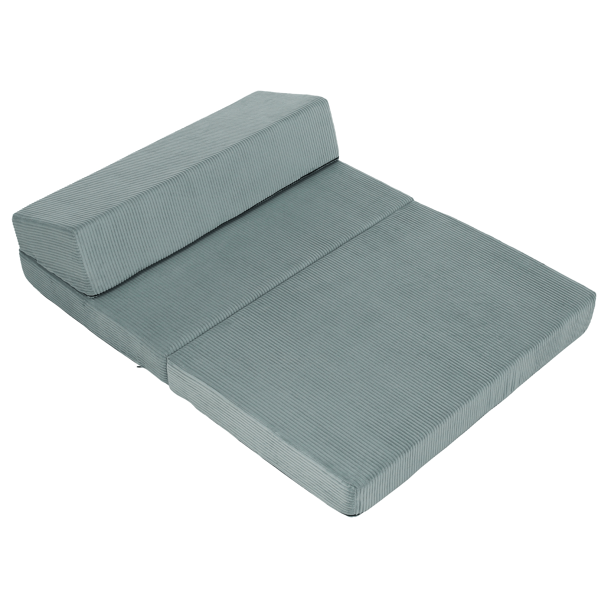 Skladací matrac/kreslo, 2v1, mentolová, VEDIS