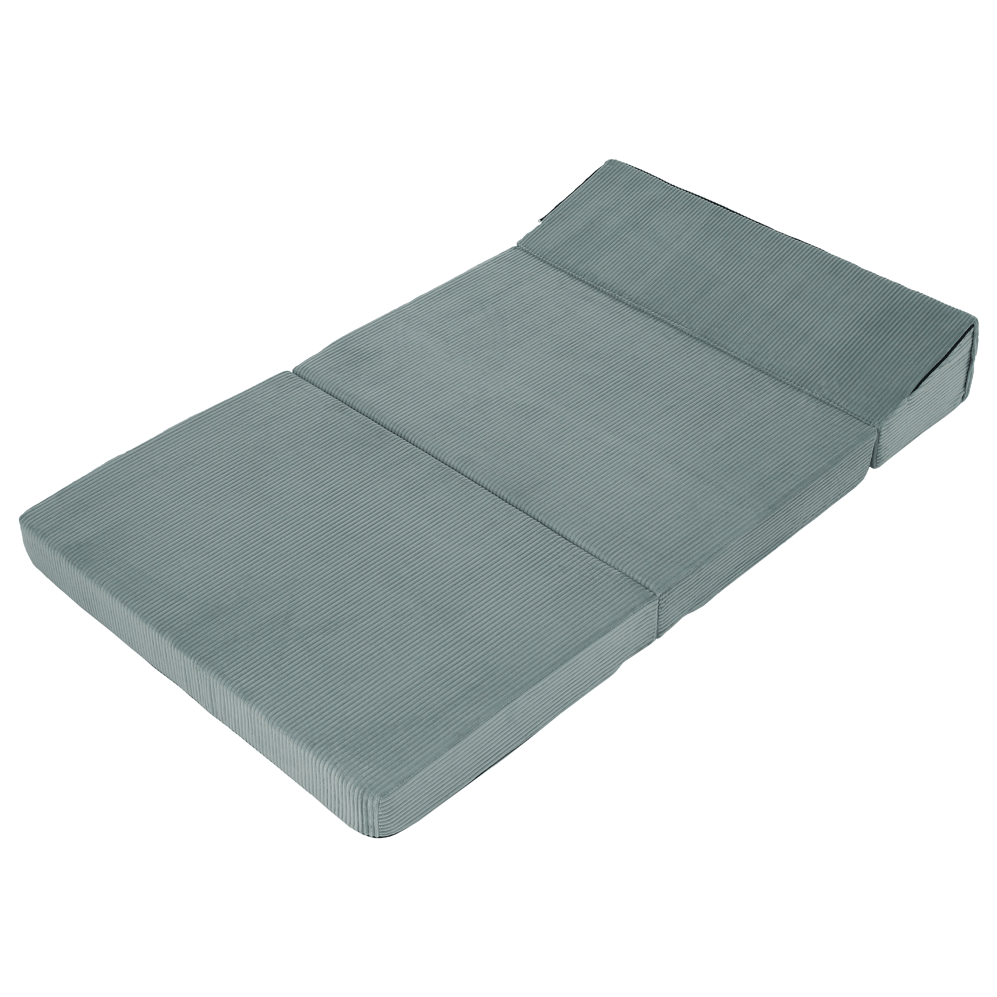 Skladací matrac/kreslo, 2v1, mentolová, VEDIS