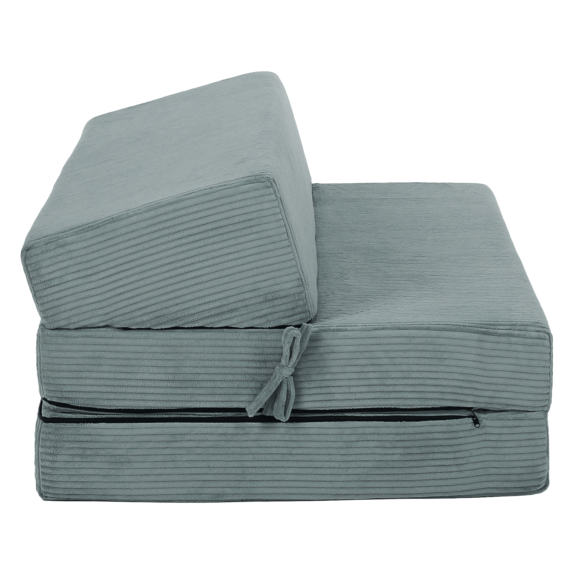 Skladací matrac/kreslo, 2v1, mentolová, VEDIS