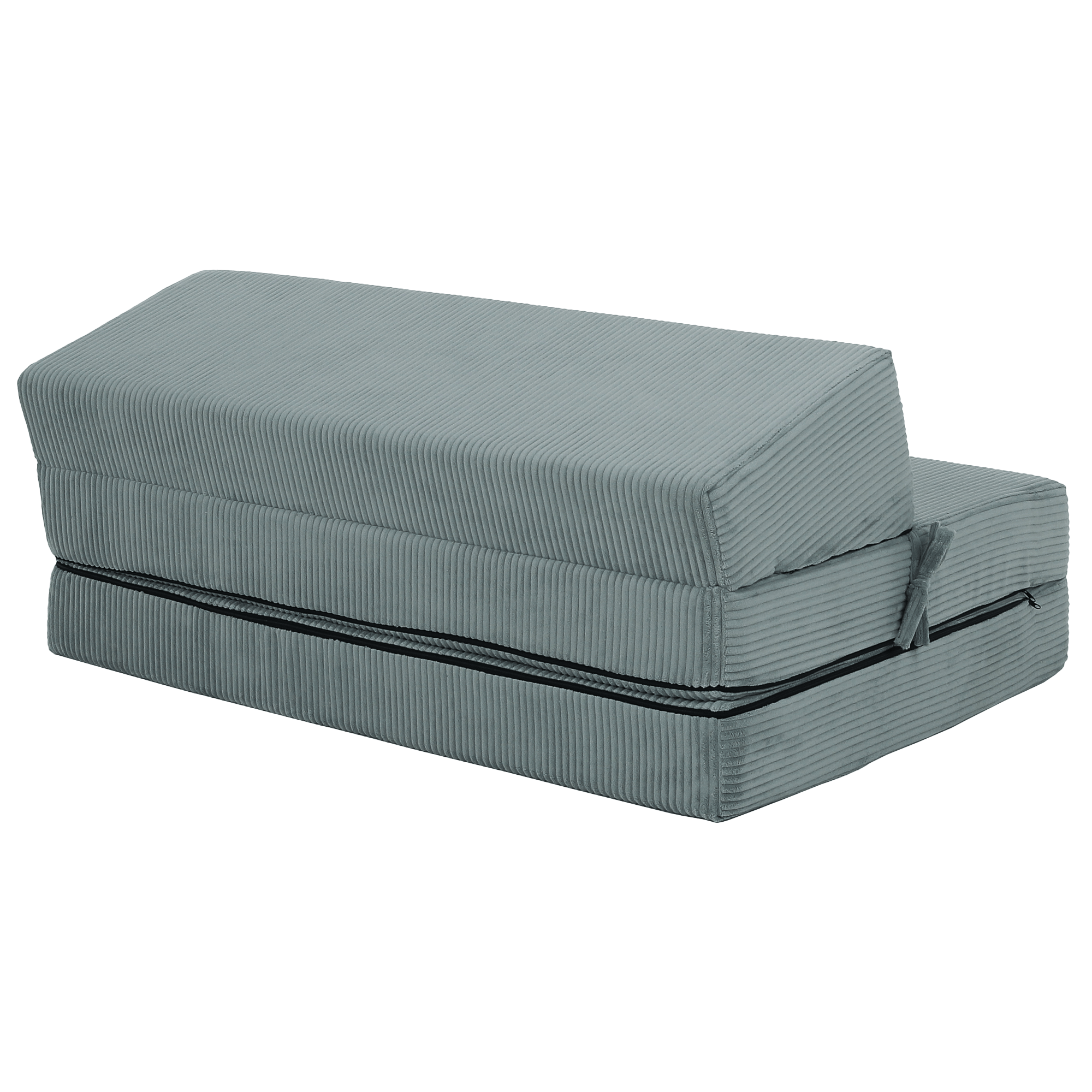 Skladací matrac/kreslo, 2v1, mentolová, VEDIS