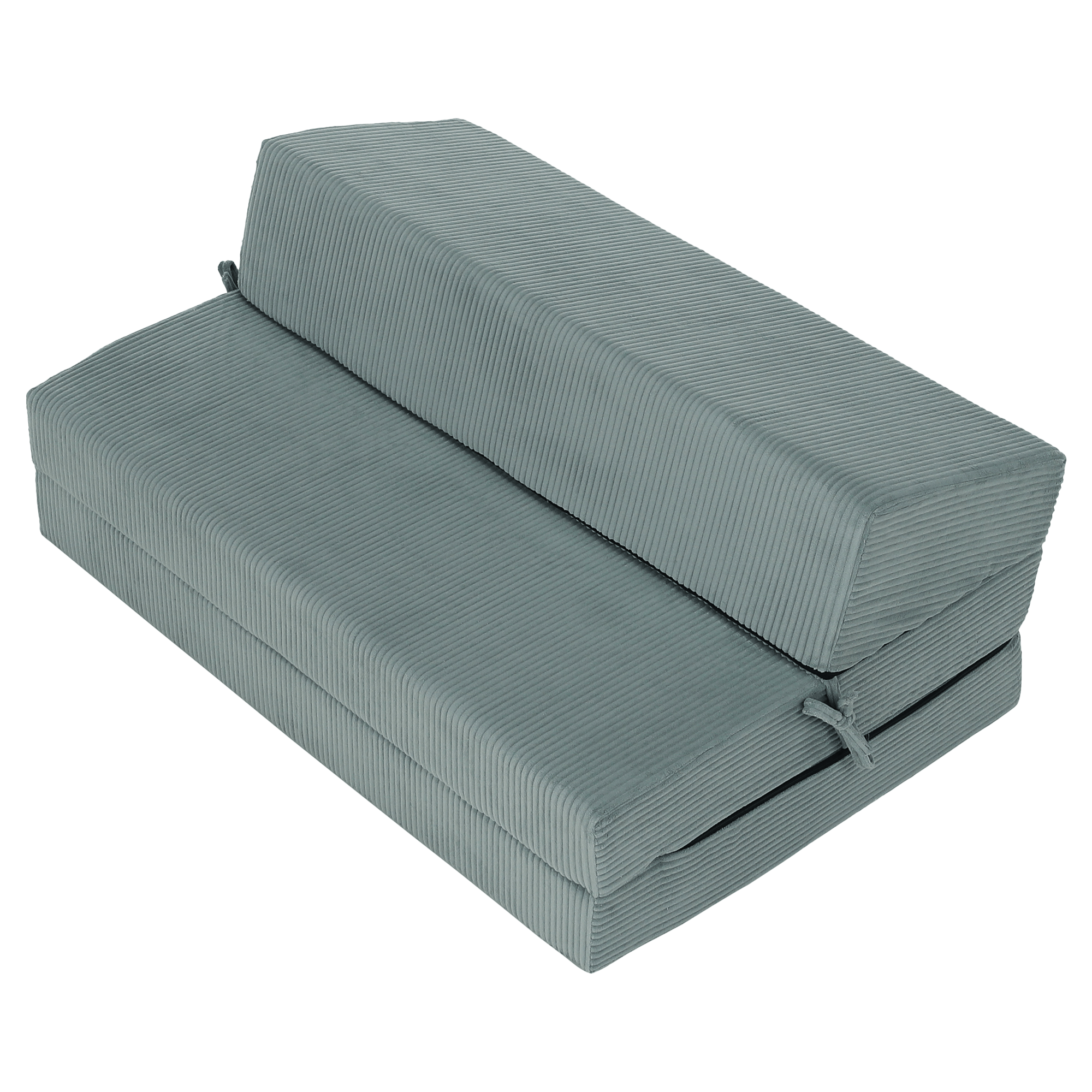 Skladací matrac/kreslo, 2v1, mentolová, VEDIS