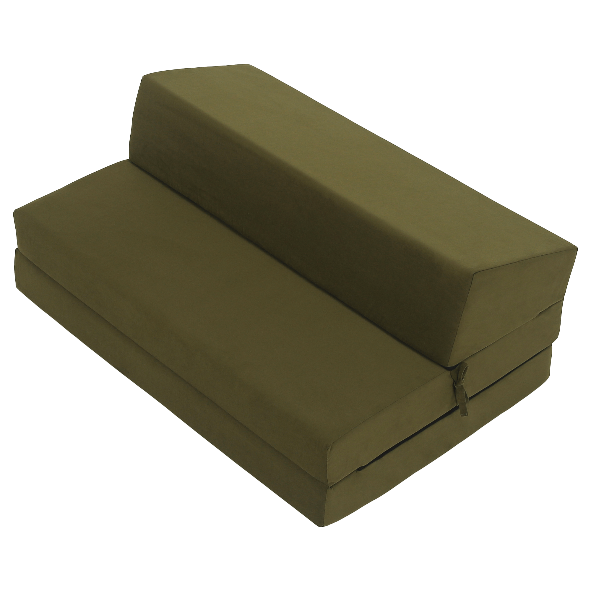 Összecsukható matrac/fotel, 2v1, olivazöld, VEDIS Összecsukható matrac/fotel, 2v1, olivazöld, VEDIS