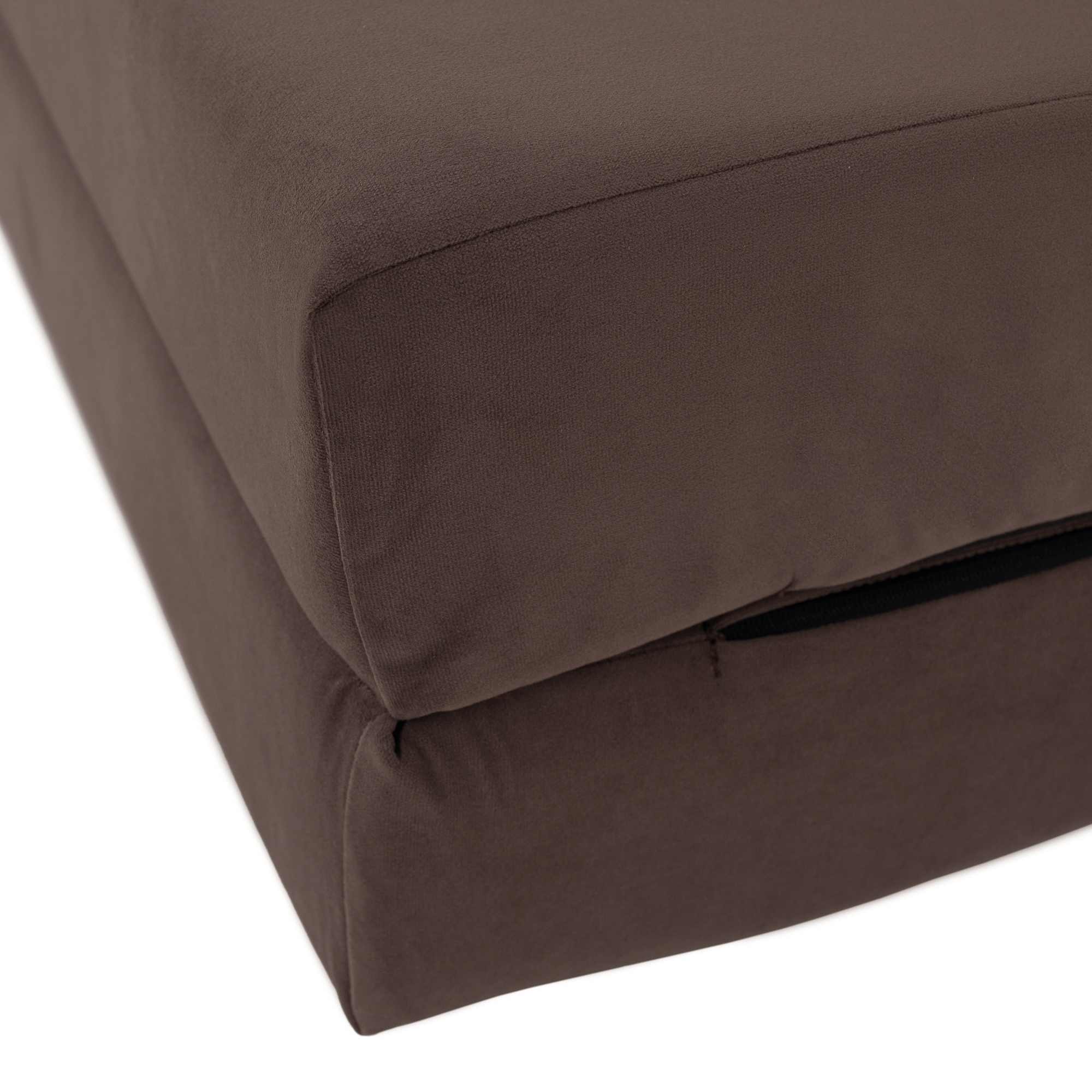 Összecsukható matrac/fotel, 2v1, barna Taupe, VEDIS Összecsukható matrac/fotel, 2v1, barna Taupe, VEDIS