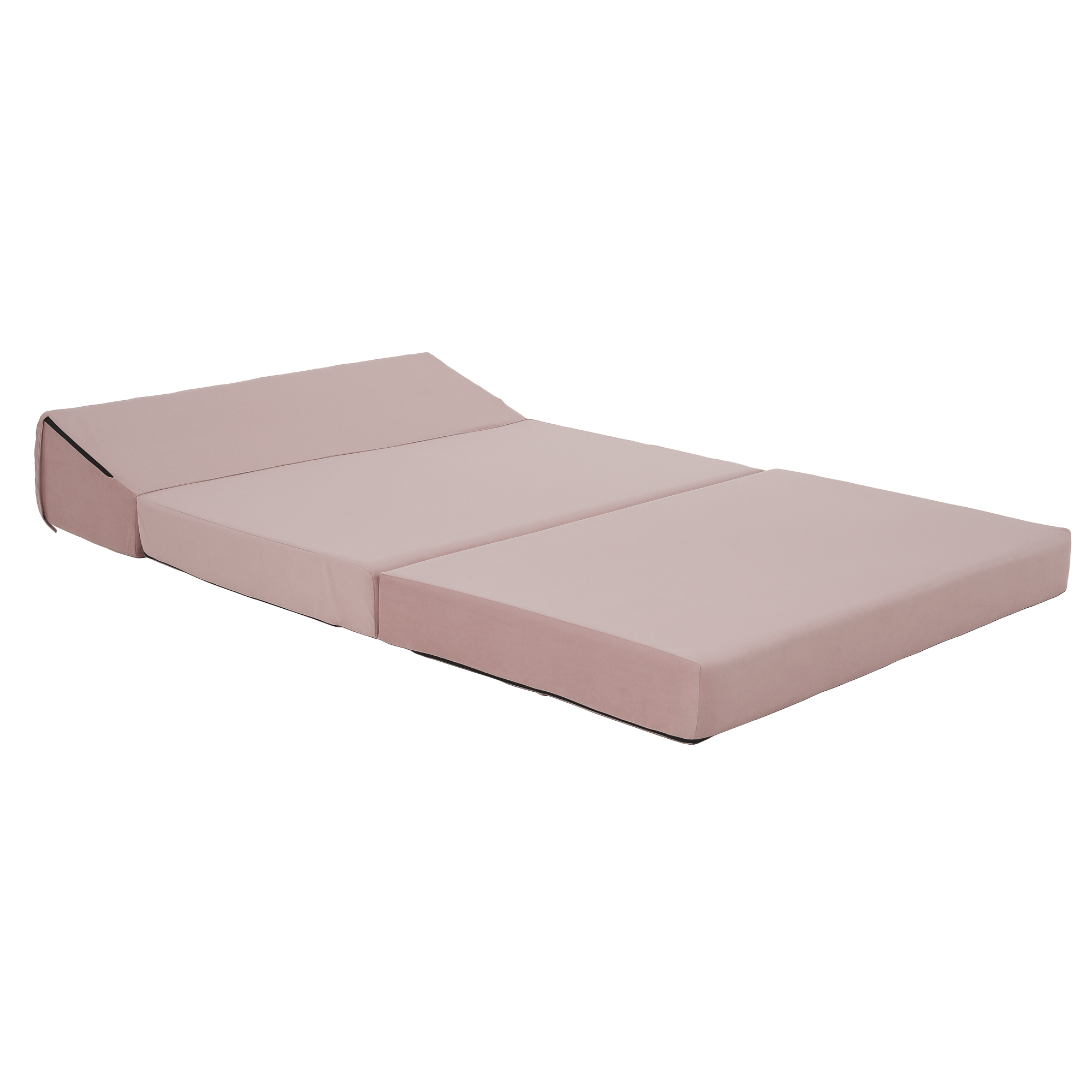 Összecsukható matrac/fotel, 2v1, rózsaszín, VEDIS