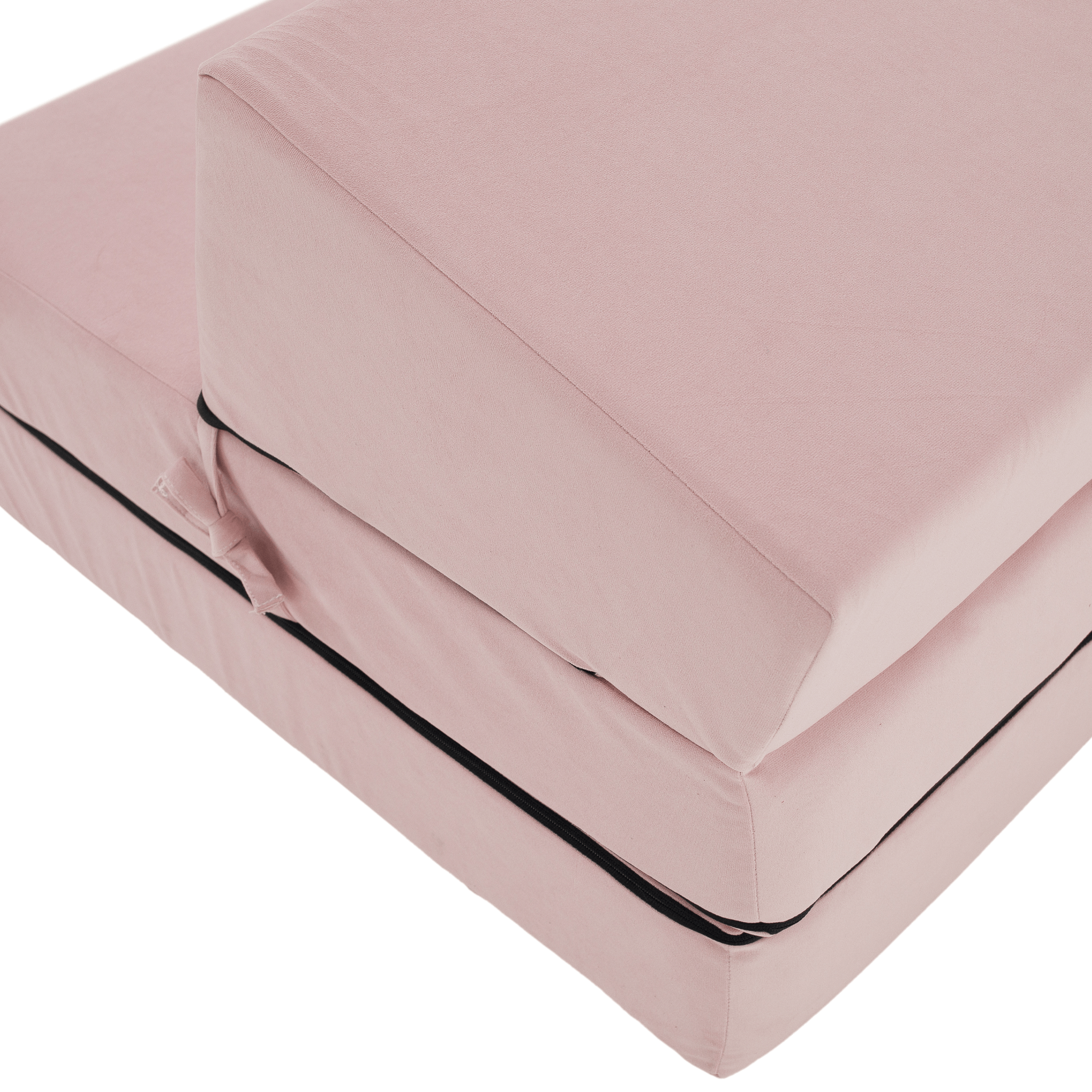 Összecsukható matrac/fotel, 2v1, rózsaszín, VEDIS