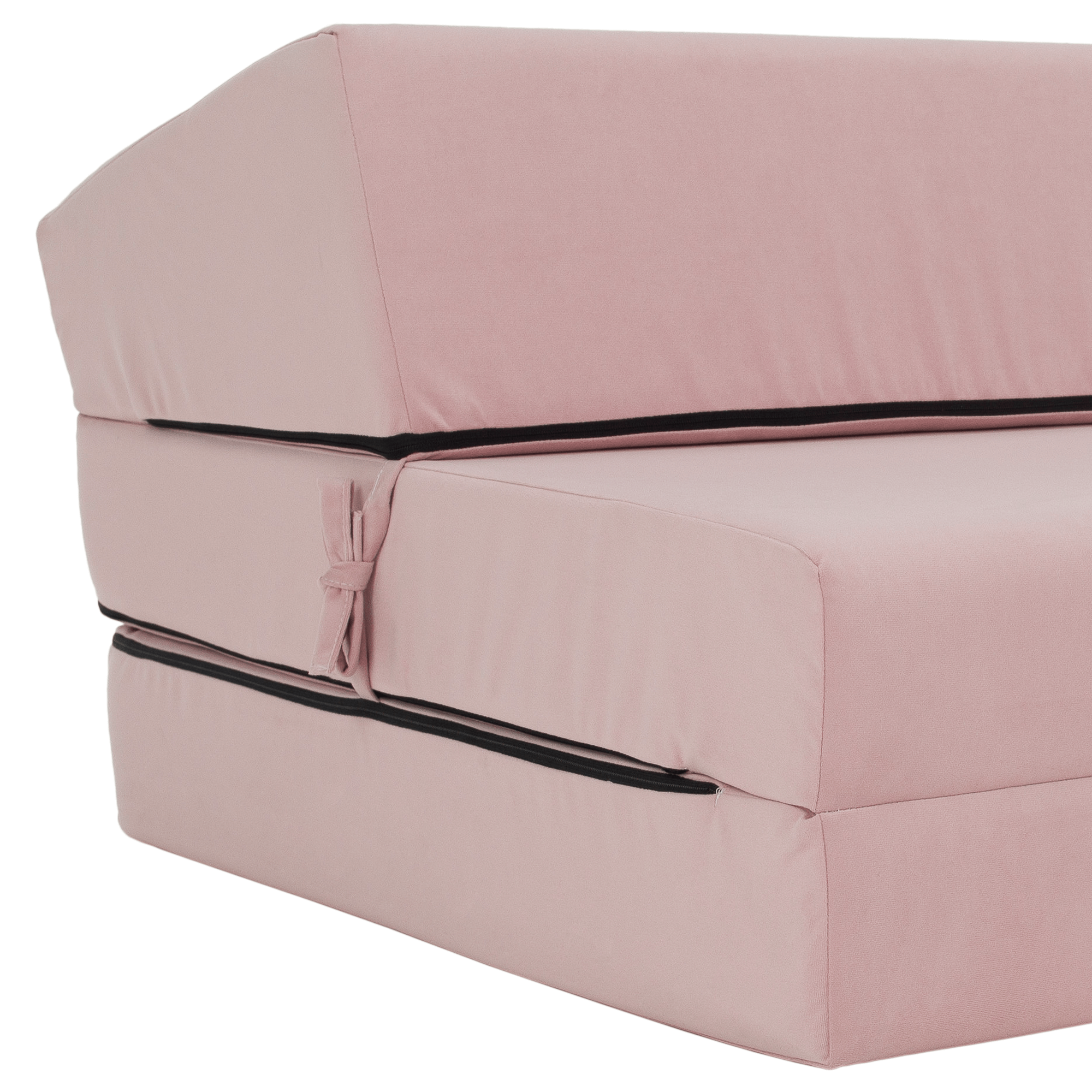 Összecsukható matrac/fotel, 2v1, rózsaszín, VEDIS