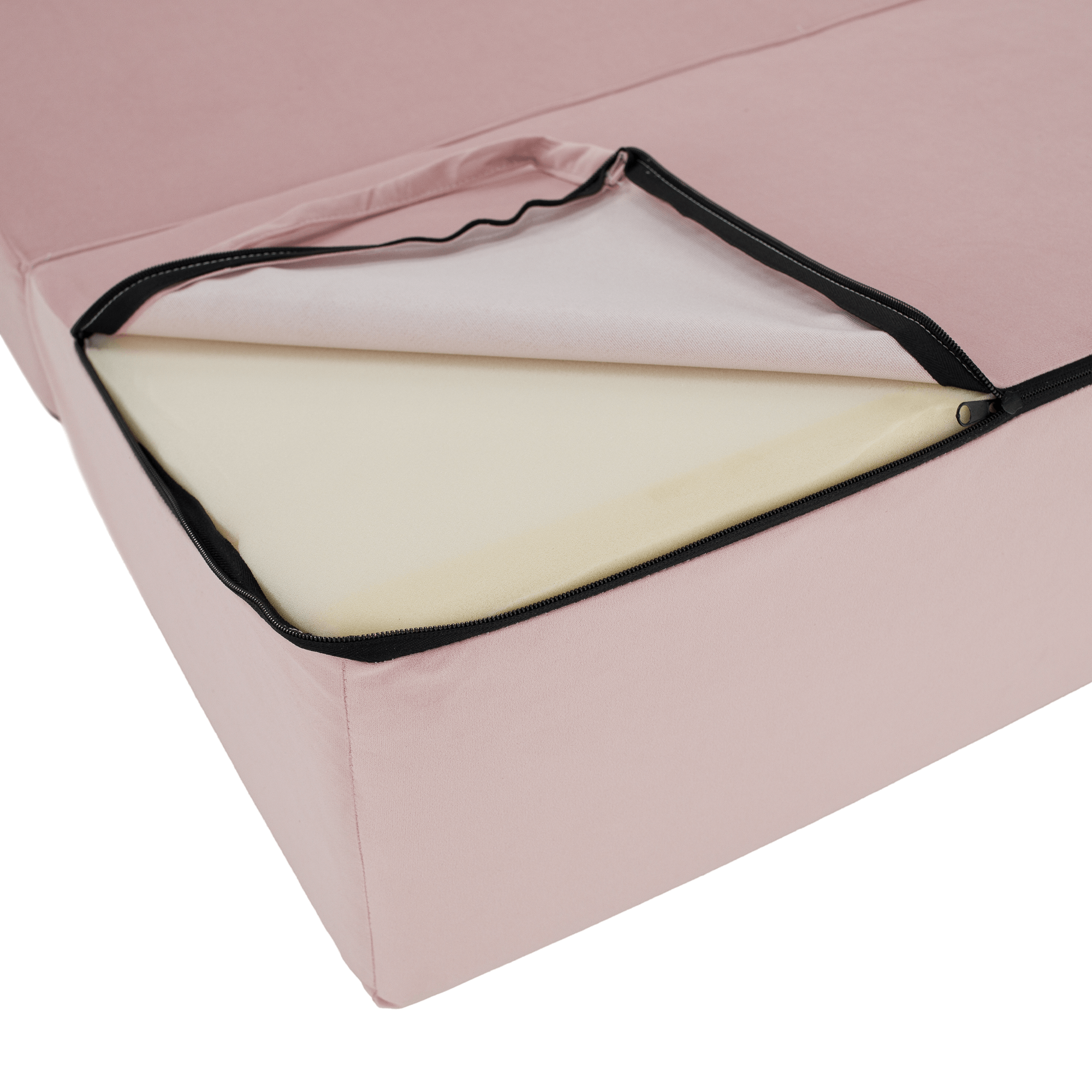 Összecsukható matrac/fotel, 2v1, rózsaszín, VEDIS