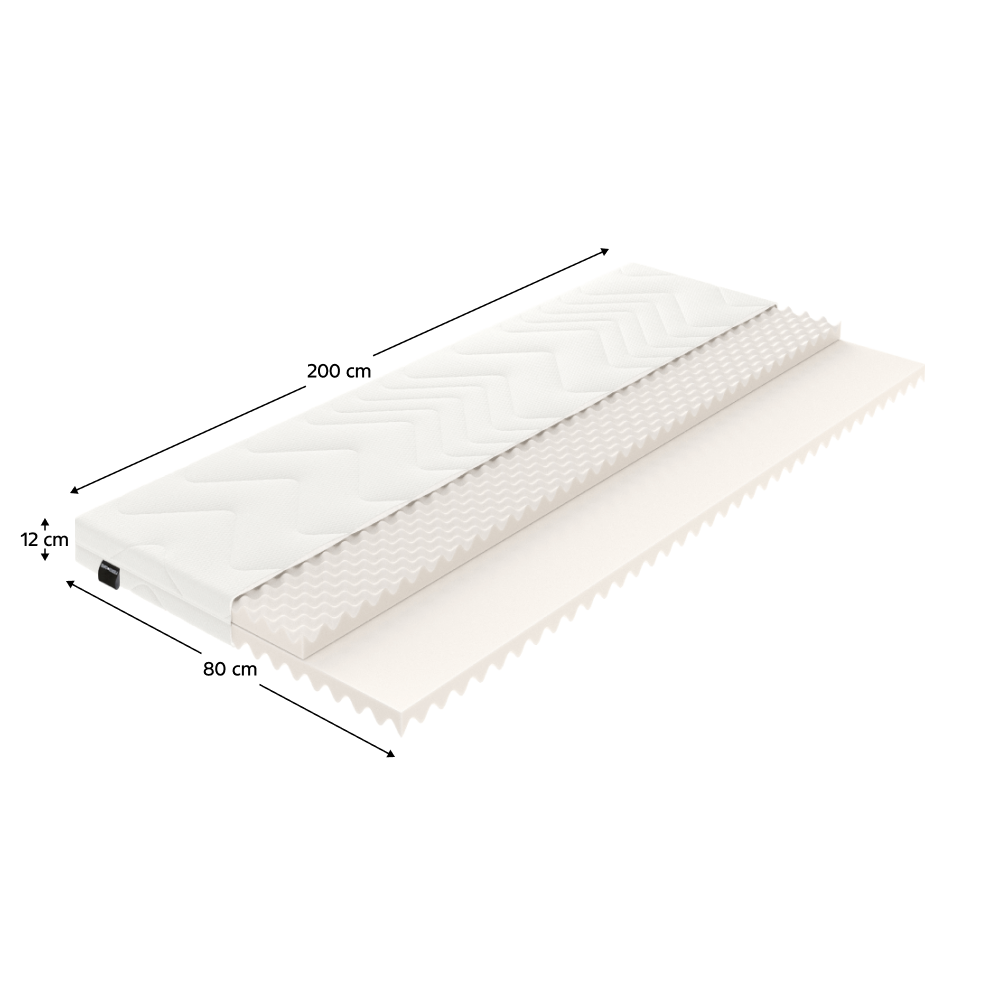 Matrac, habszivacs, 80x200, VALERI