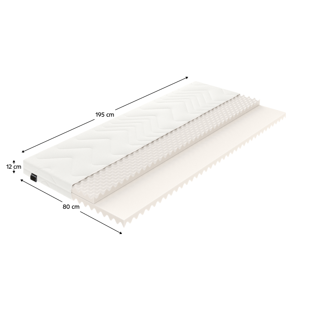 Matrac, habszivacs, 80x195, VALERI Matrac, habszivacs, 80x195, VALERI