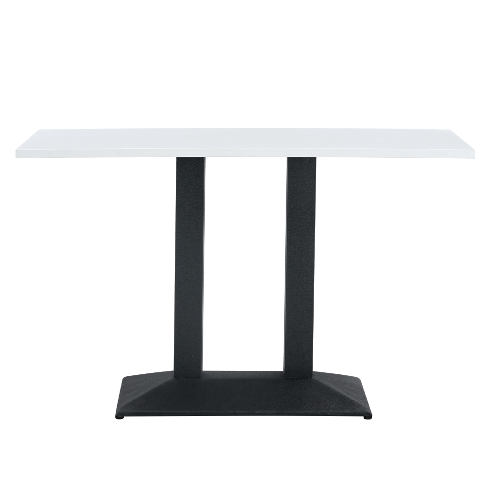 Bisztró asztal, fehér/fekete, 120x60 cm, RINALDO TYP 2 Bisztró asztal, fehér/fekete, 120x60 cm, RINALDO TYP 2