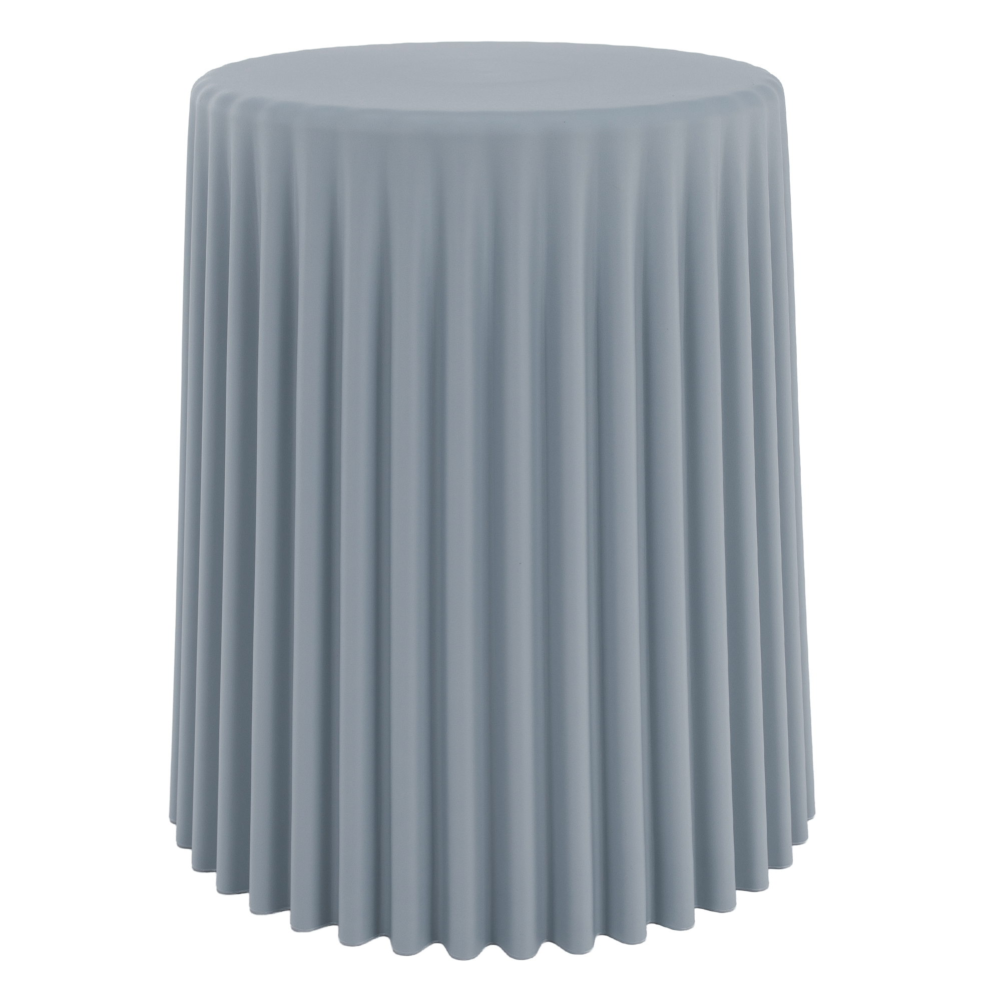 Taburet, svetlosivá, plast, AKANIT