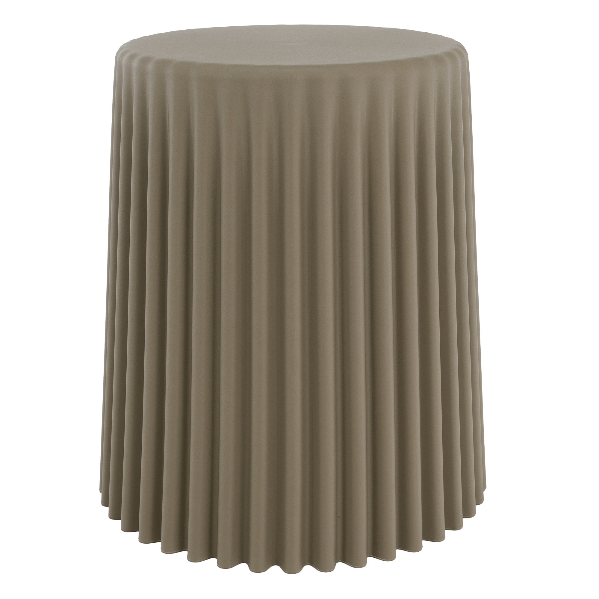 Taburet, béžová, plast, AKANIT