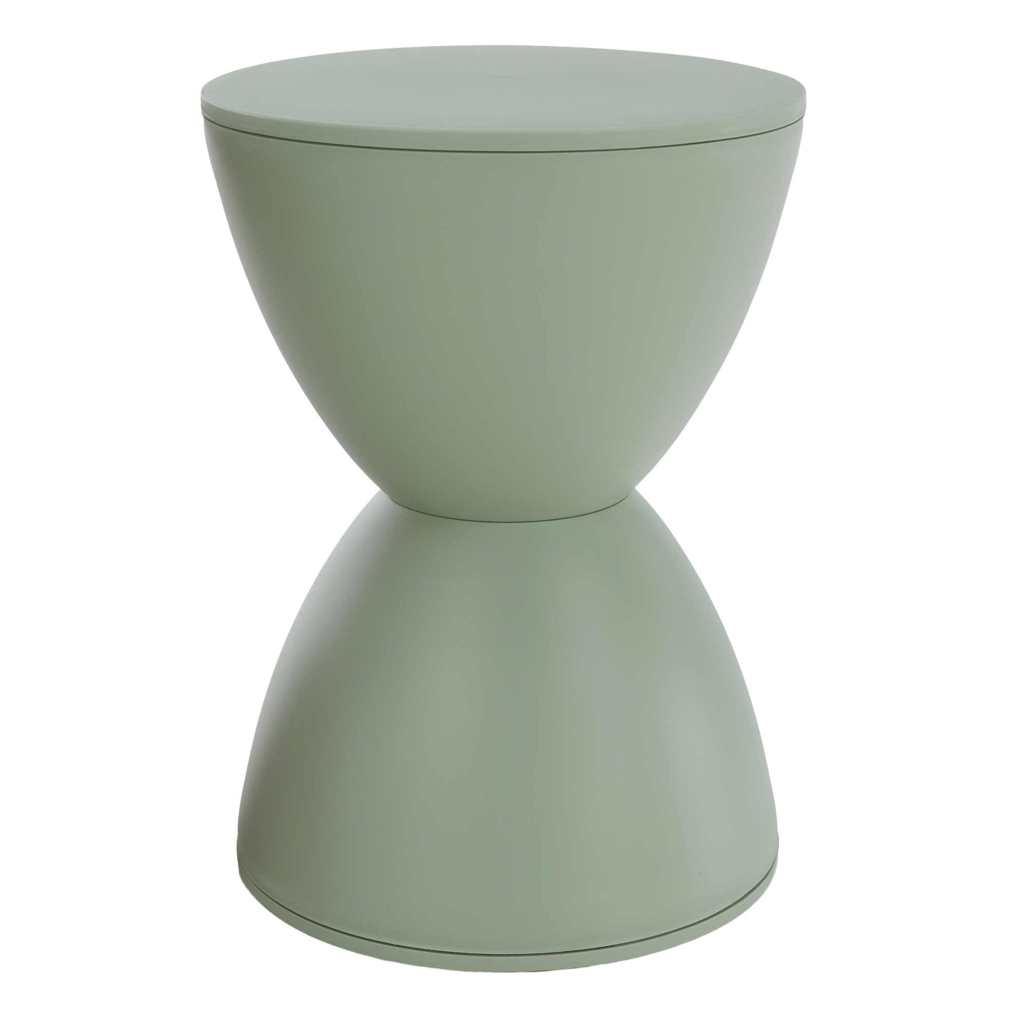 Taburet, zelená, plast, ABRAM