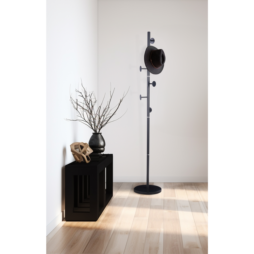 Álló fogas, fekete, fém/márvány, TRITON