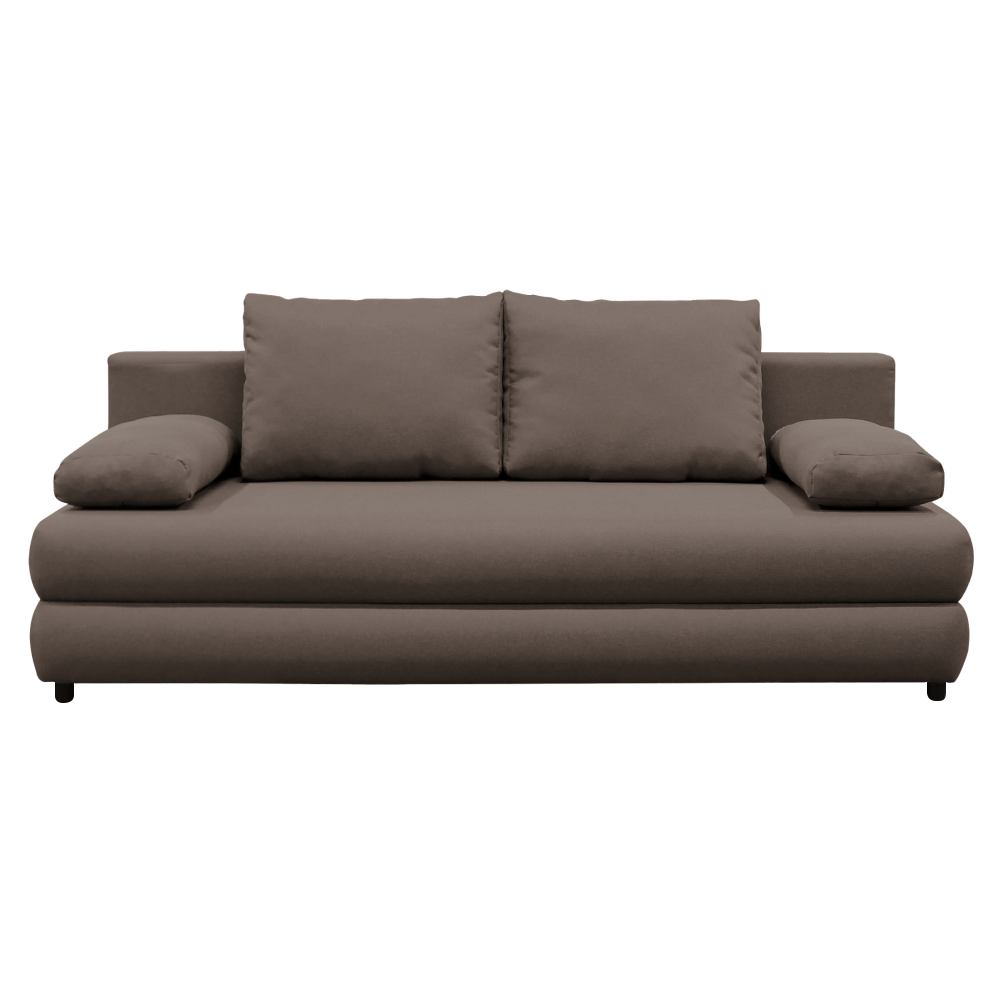 Rozkládací pohovka, hnědá, BLUM P1, poškozené zboží