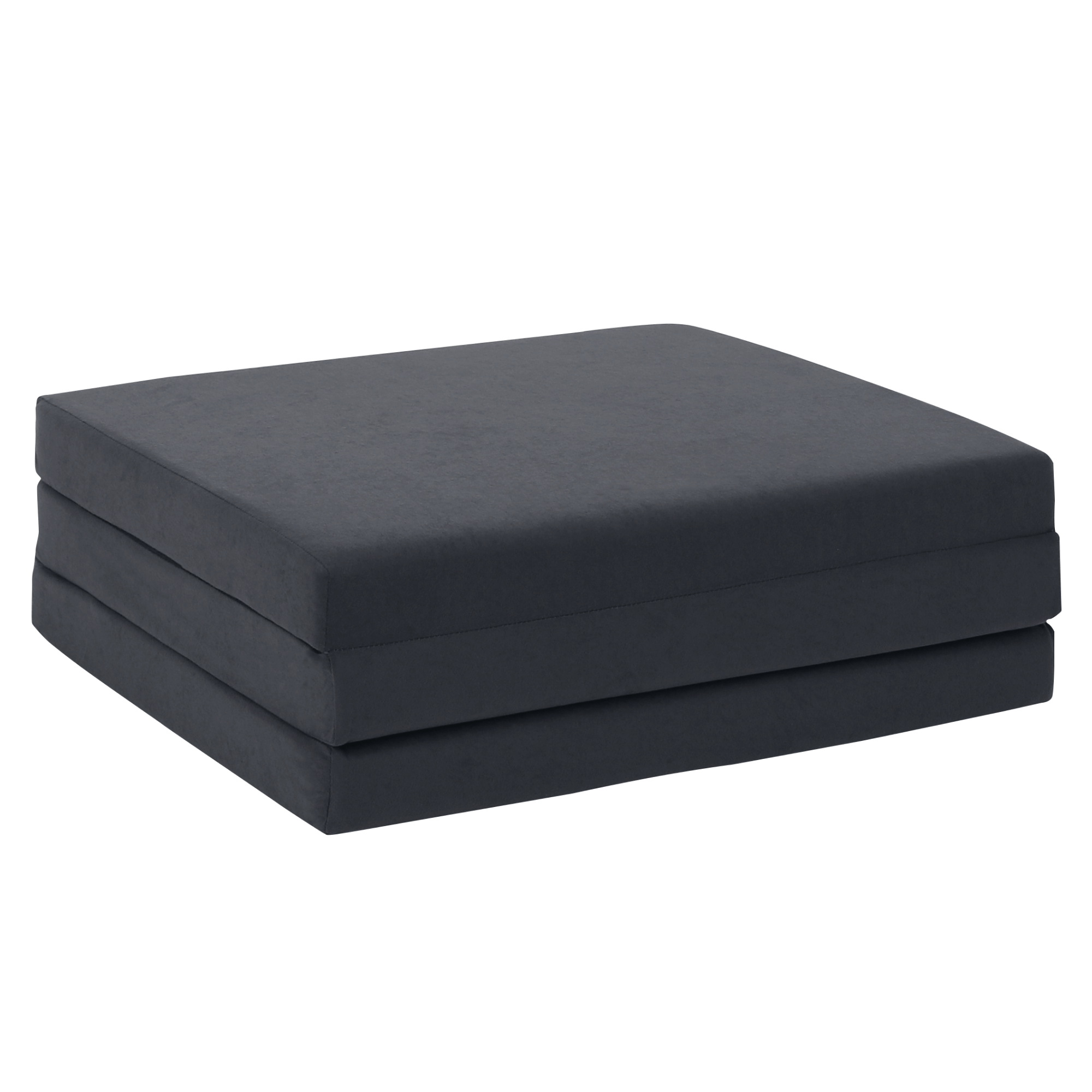 Skládací matrace, pěnový, 65x180, šedá, LEVI 65