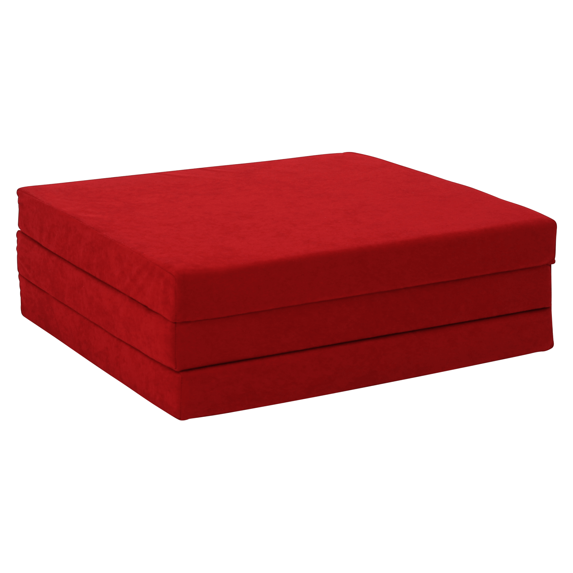 Skládací matrace, pěnový, 65x180, červená, LEVI 65